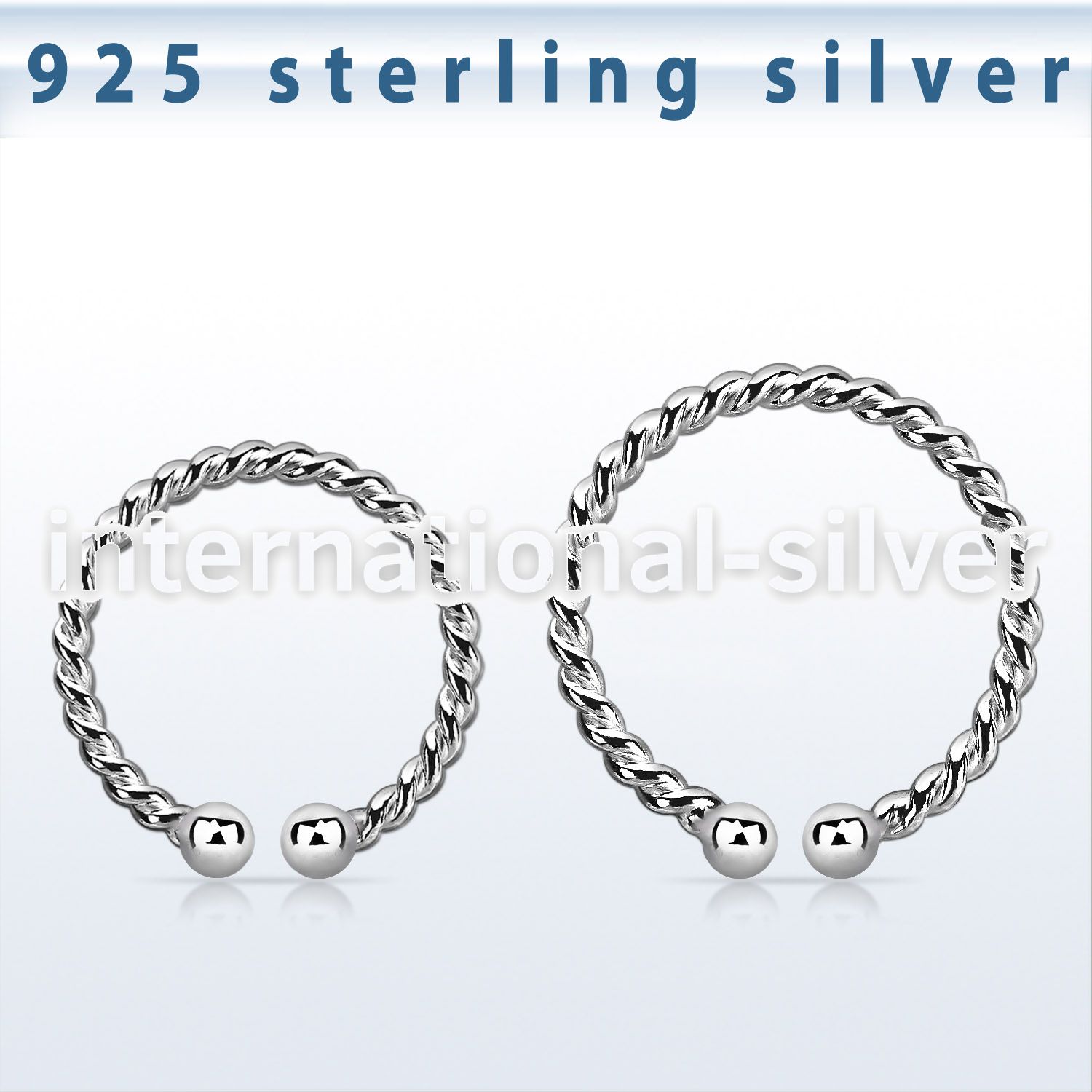 nca 925 silver nose bones nose piercing