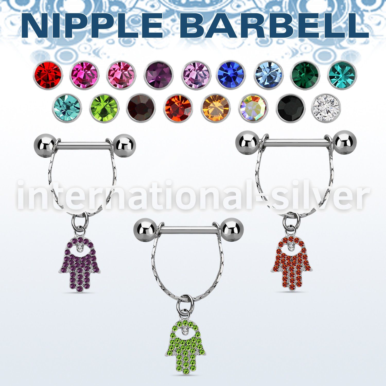 npdl13 straight barbells surgical steel 316l nipple