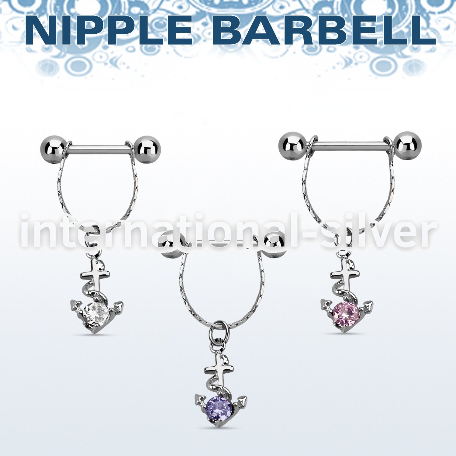 npdl23 straight barbells surgical steel 316l nipple