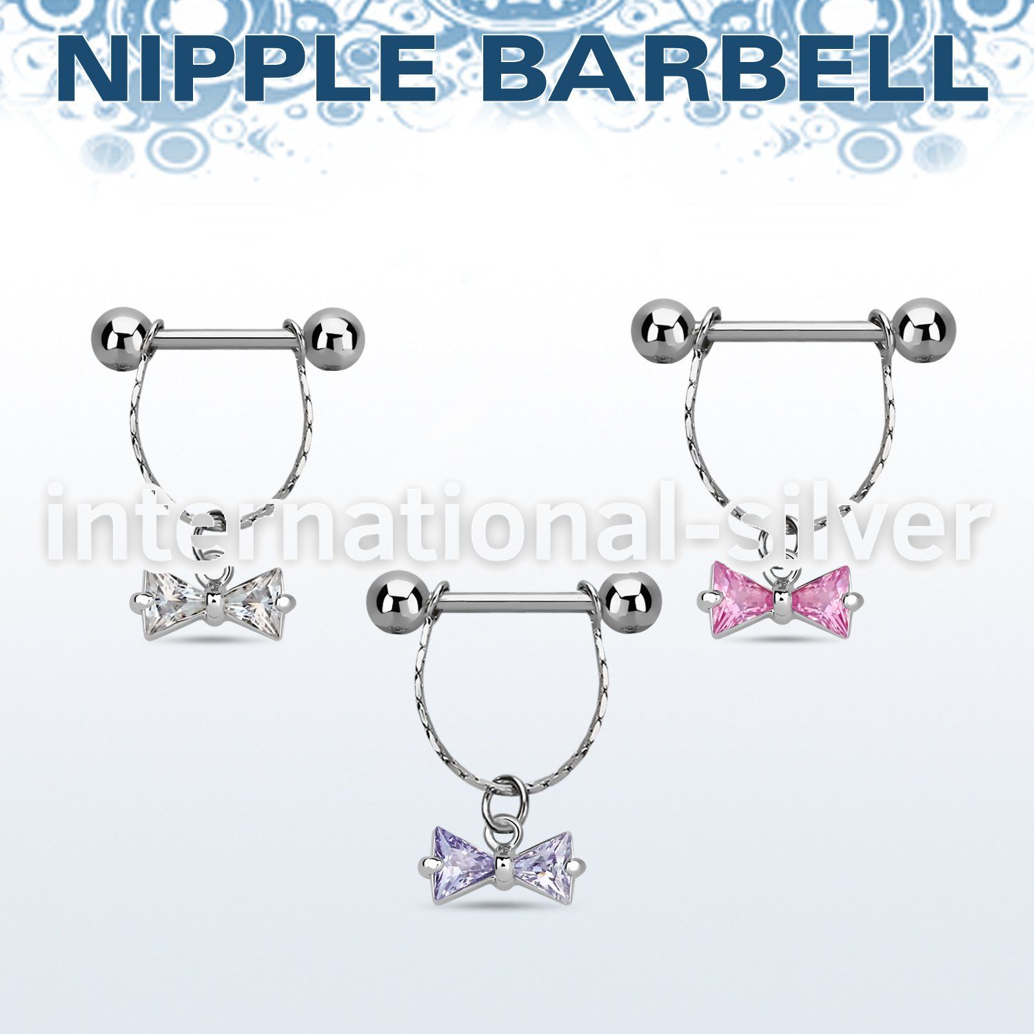 npdl25 straight barbells surgical steel 316l nipple