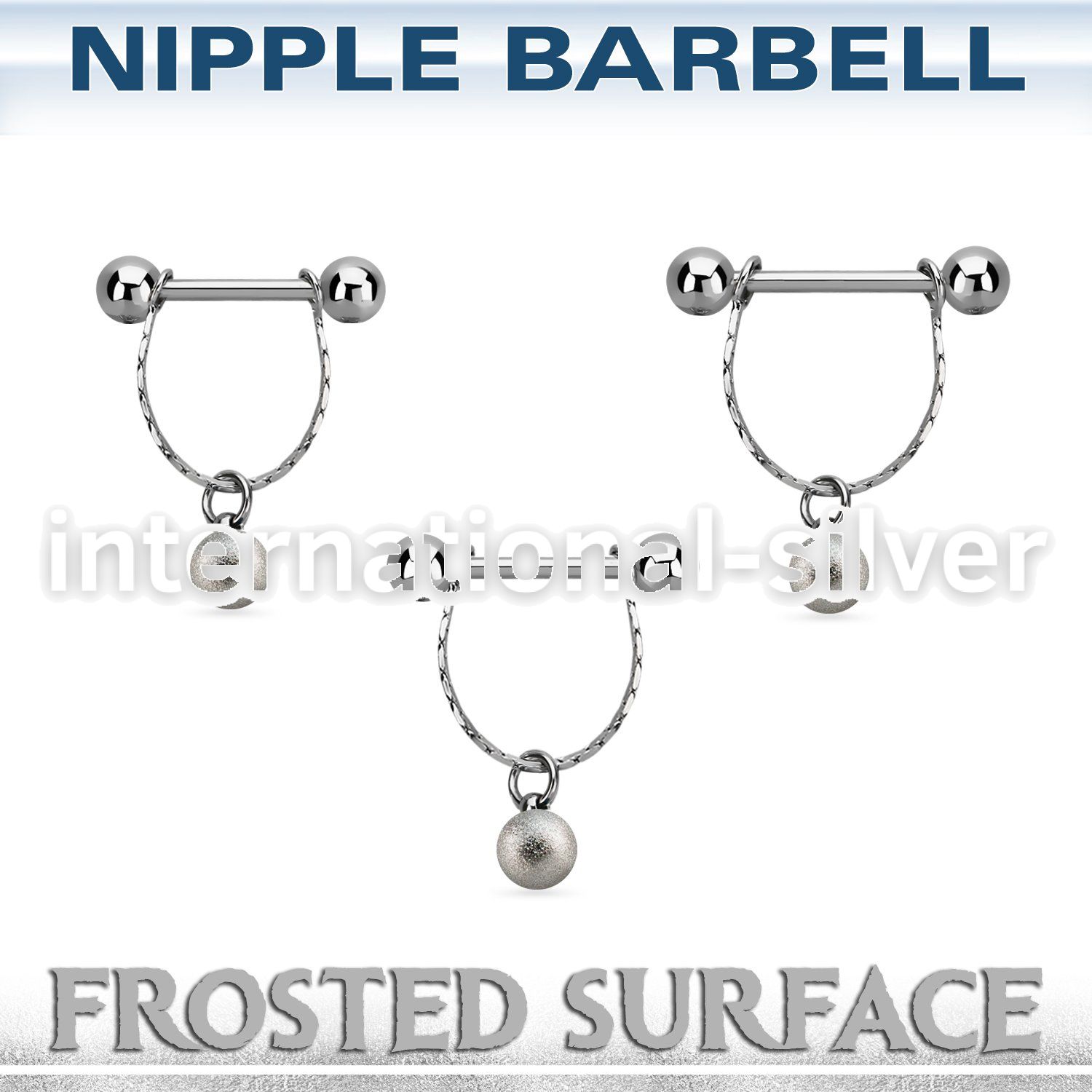 npdl27 straight barbells surgical steel 316l nipple