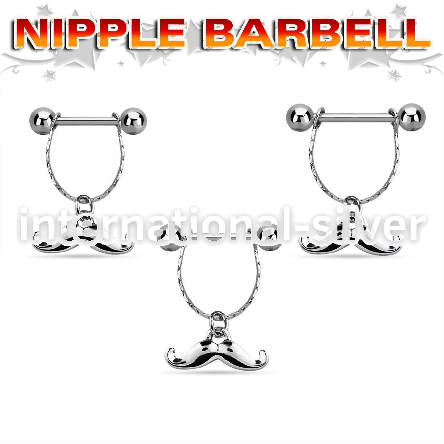 npdl40 straight barbells surgical steel 316l nipple