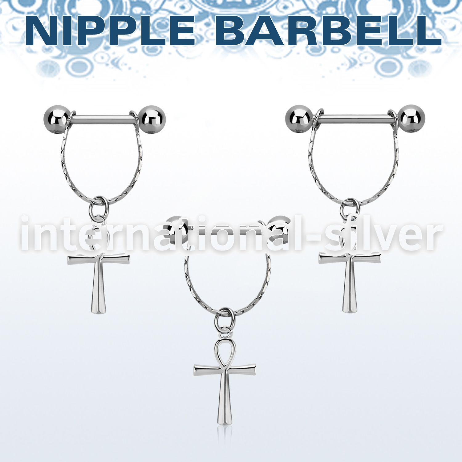 npdl49 surgical steel 14g barbell nipple piercing