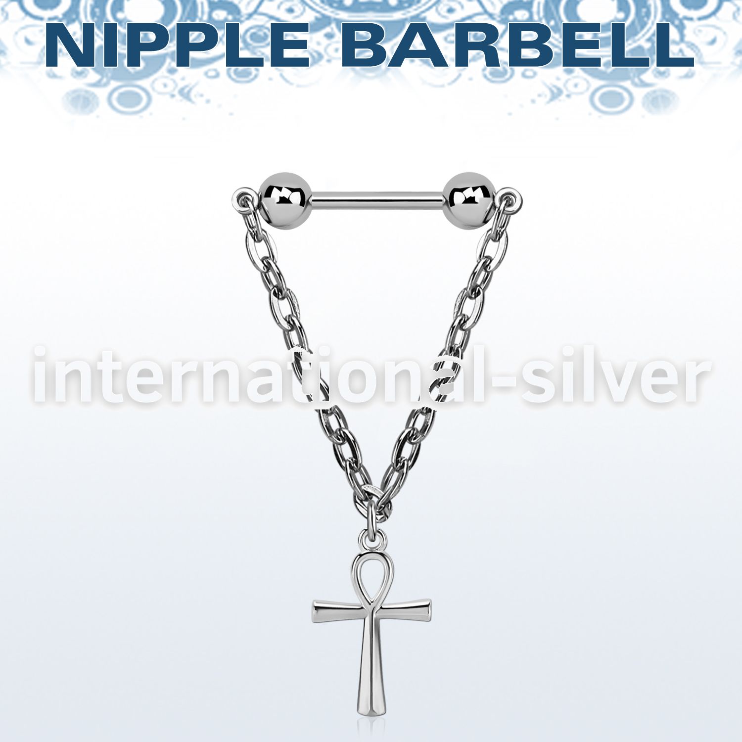 npdl50 surgical steel 14g barbell nipple piercing