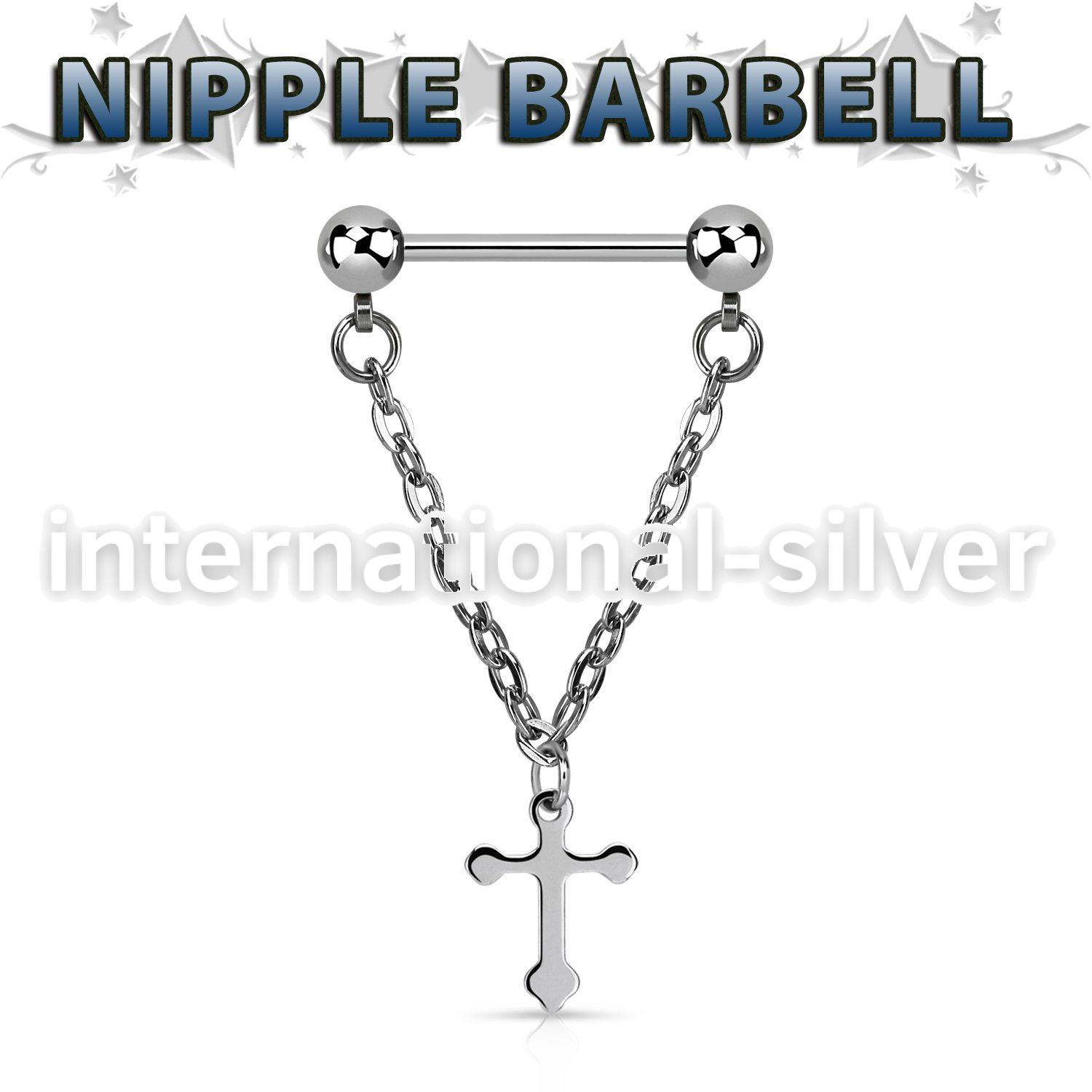 npdl5 straight barbells surgical steel 316l nipple
