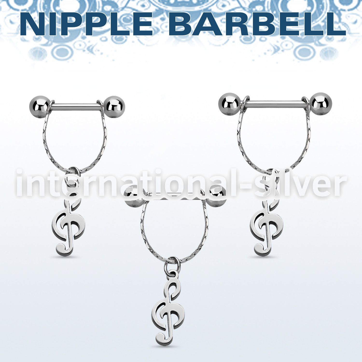 npdl8 straight barbells surgical steel 316l nipple