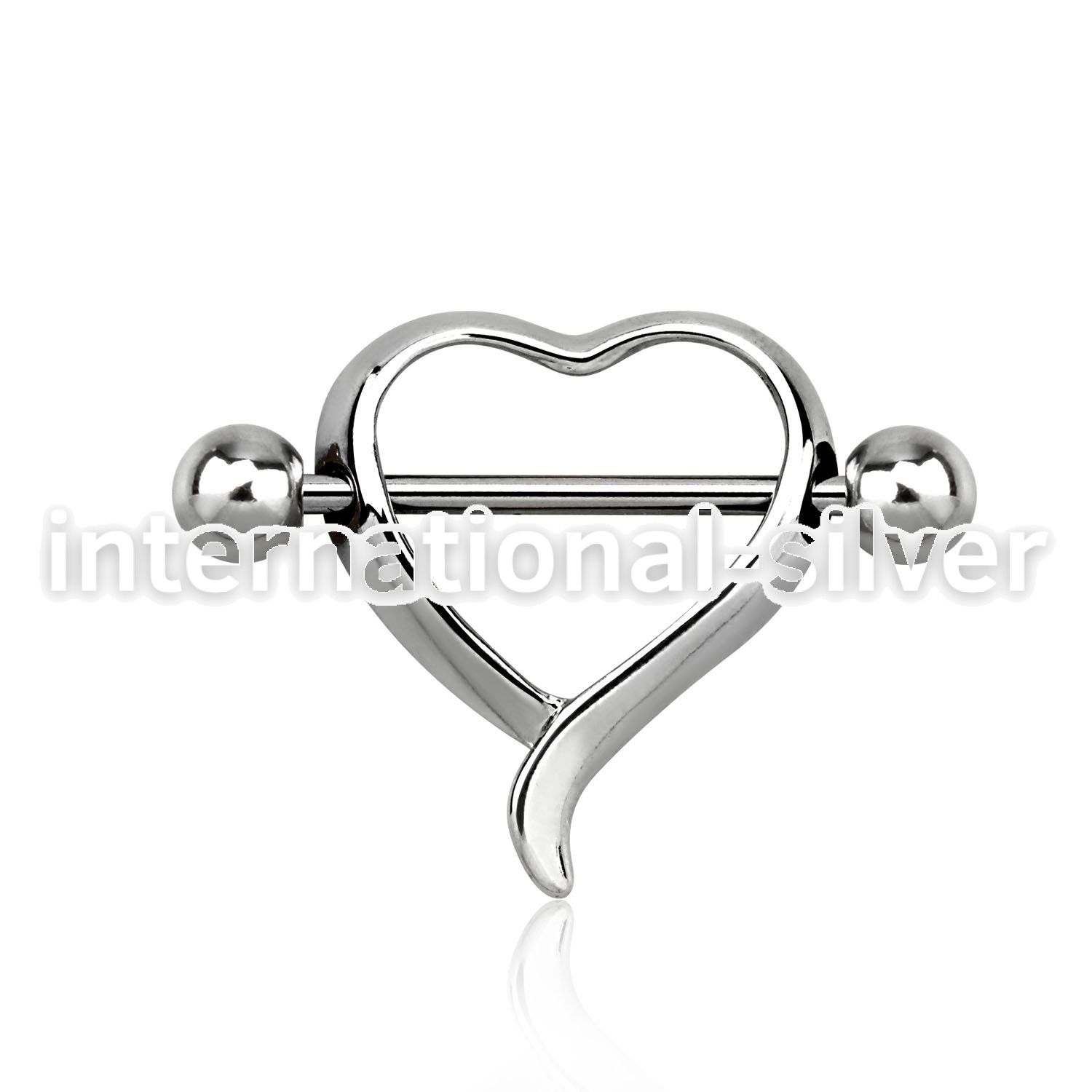 npsh11 straight barbells surgical steel 316l nipple