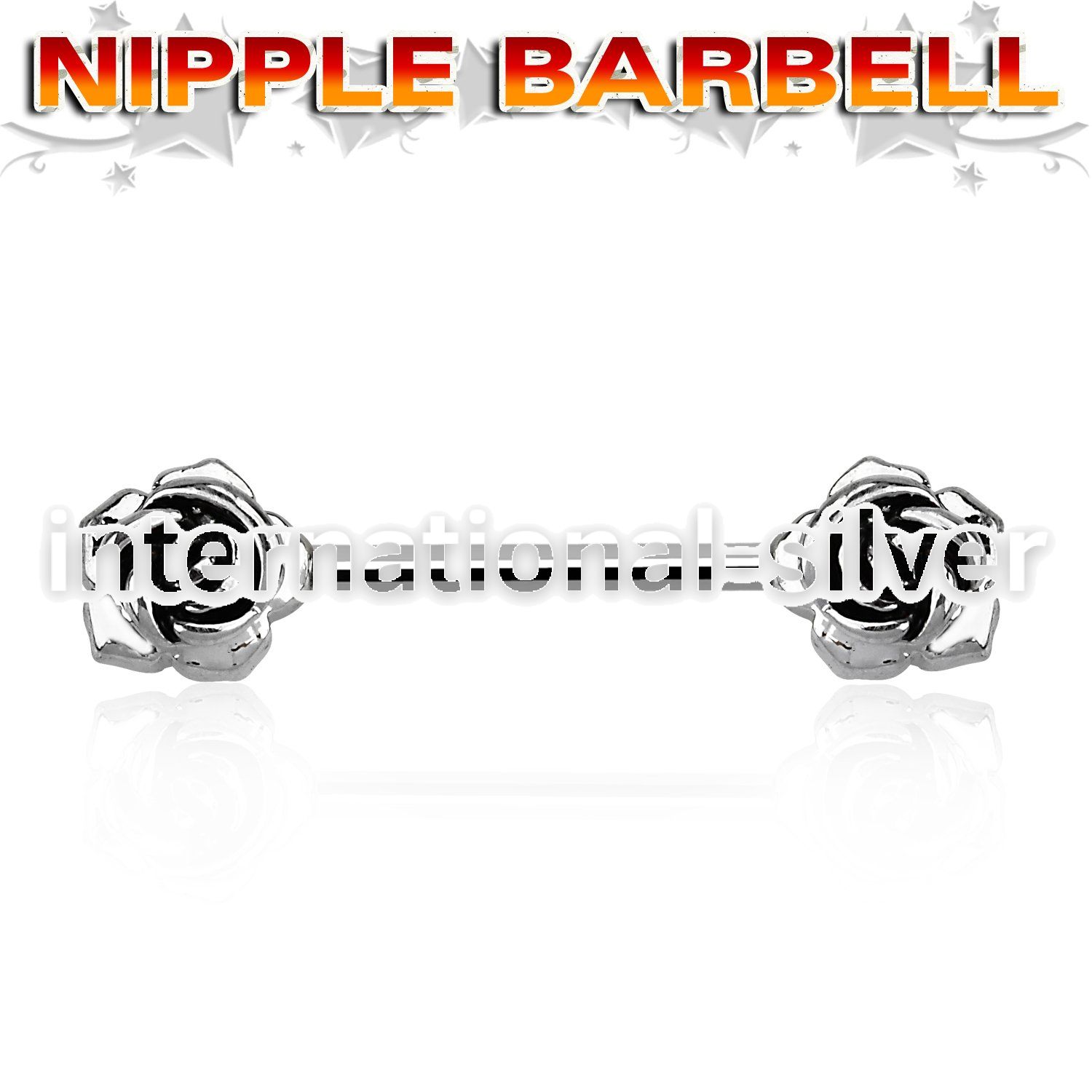 npsh1 straight barbells surgical steel 316l nipple