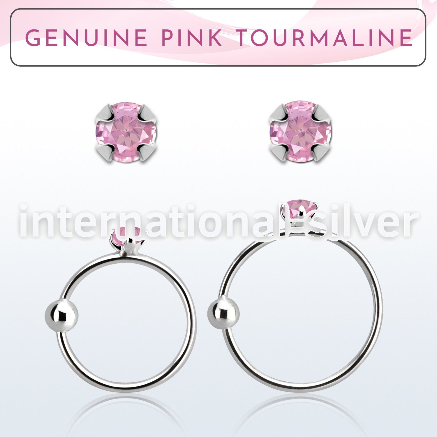 nrge3 nose hoop silver 925 nose