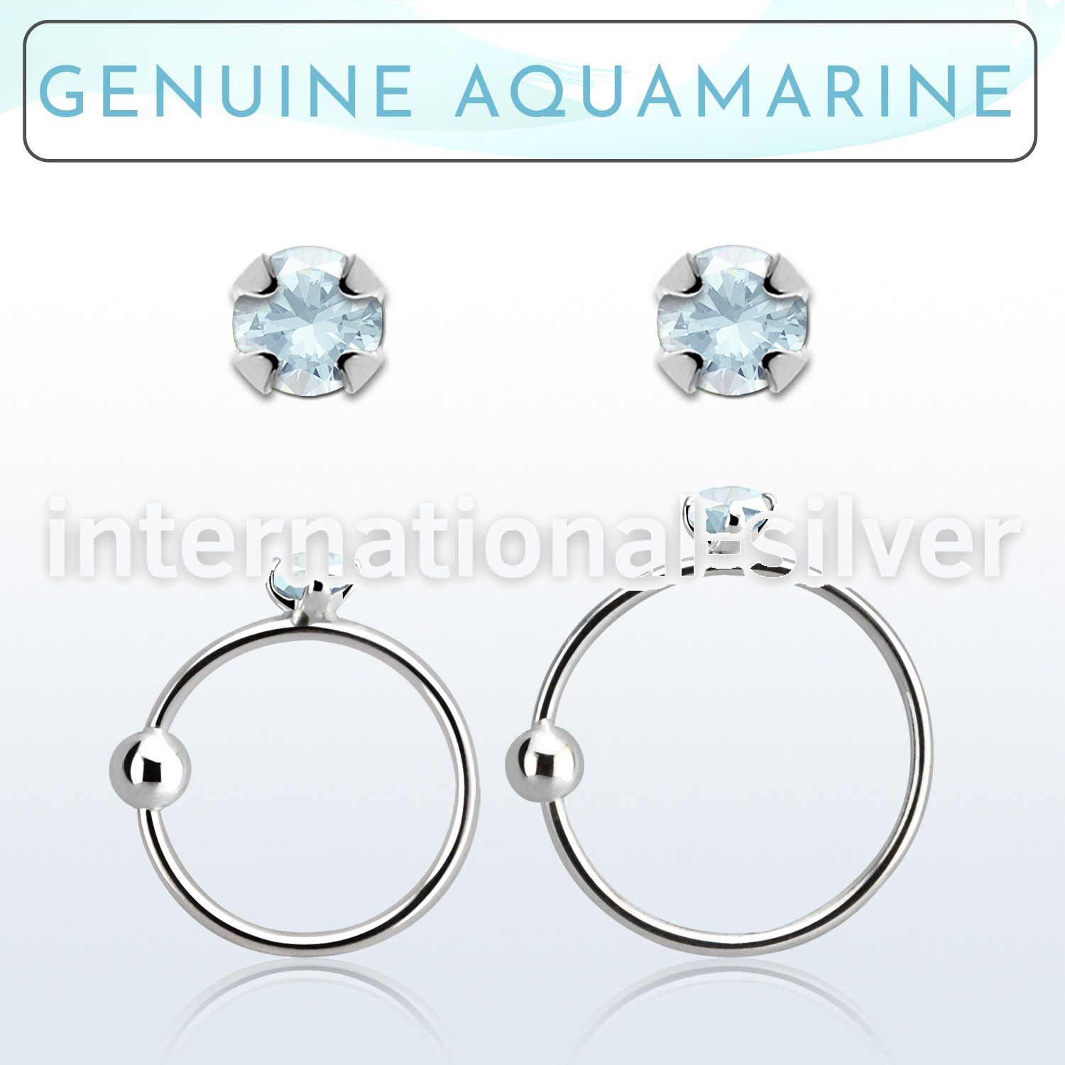 nrge8 nose hoop silver 925 nose