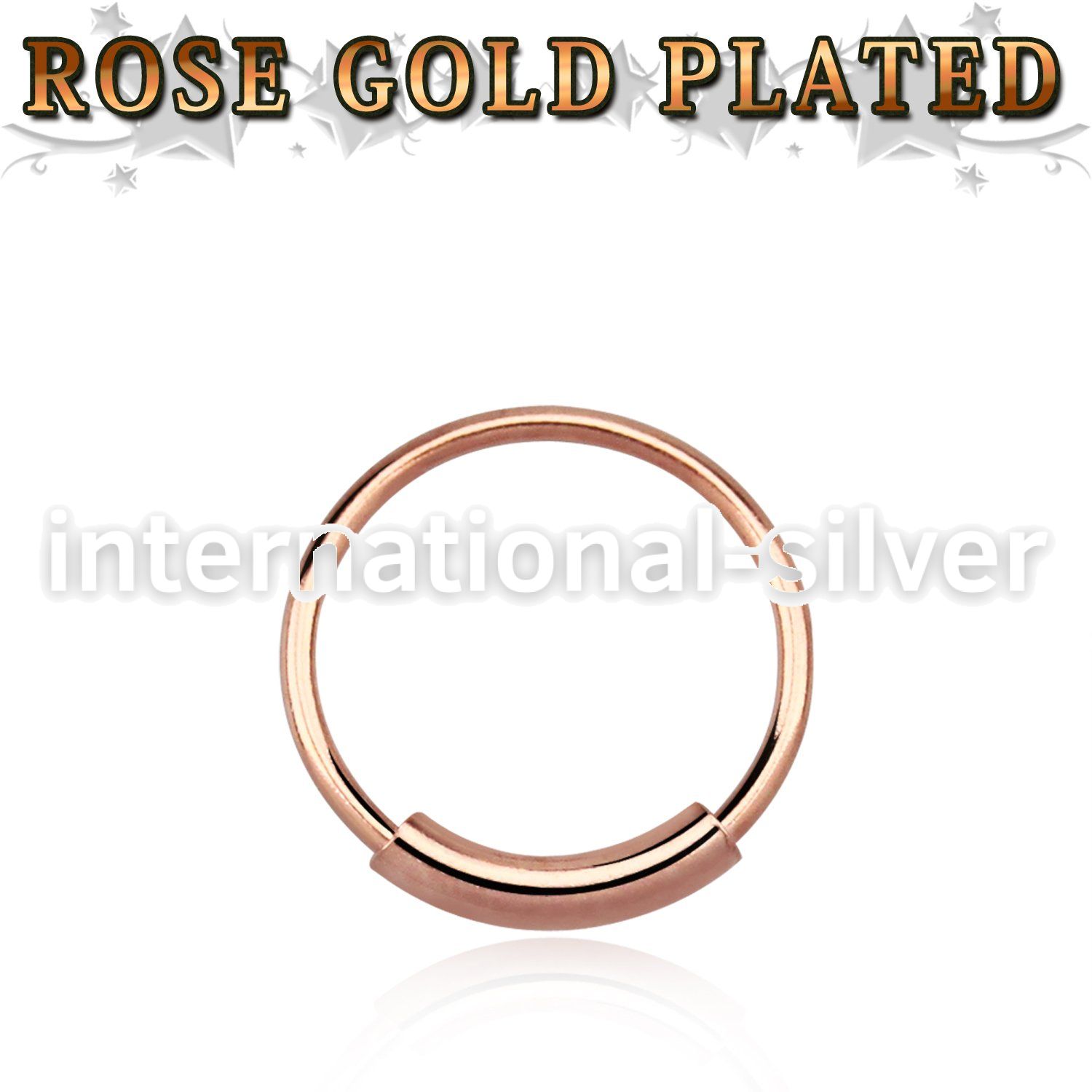 ns01rs nose hoop silver 925 nose