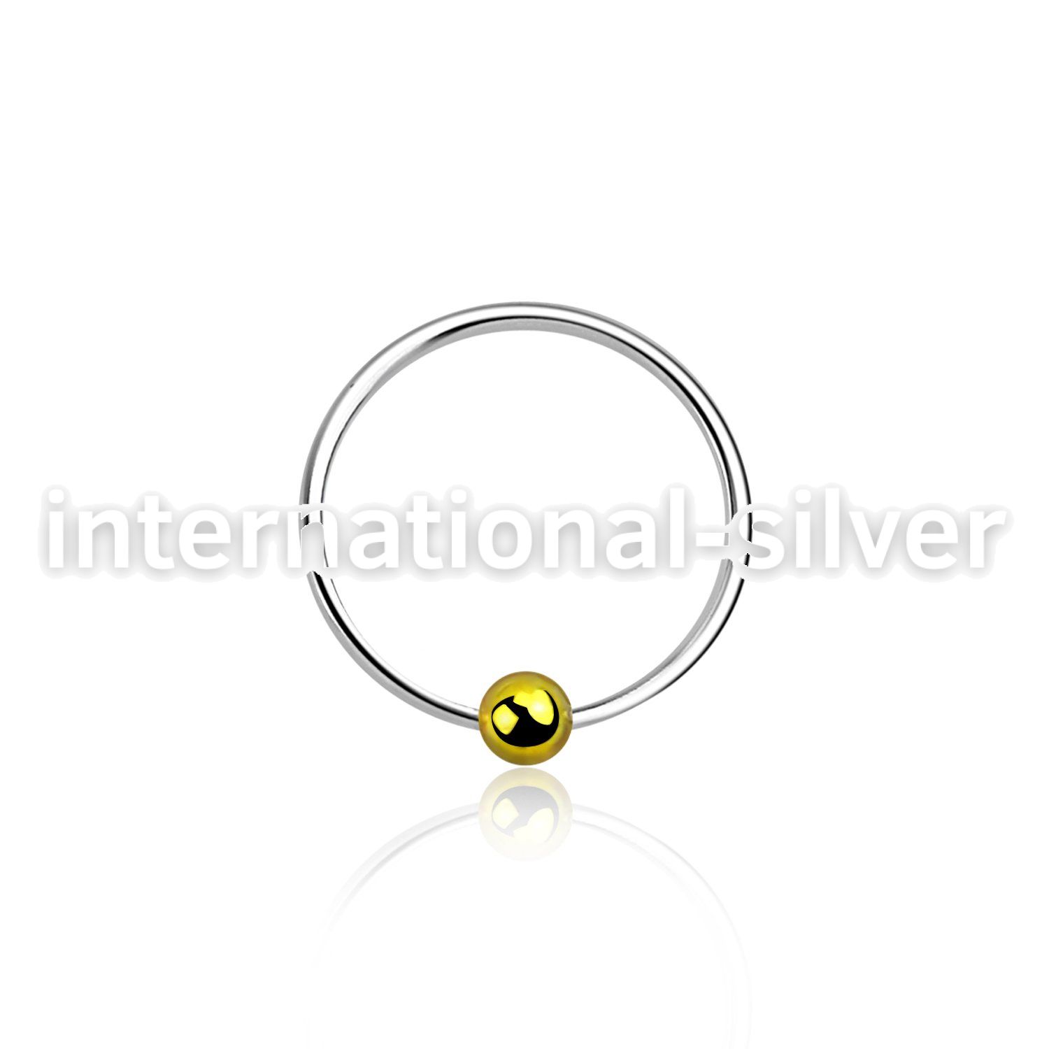 ns06gb nose hoop silver 925 nose