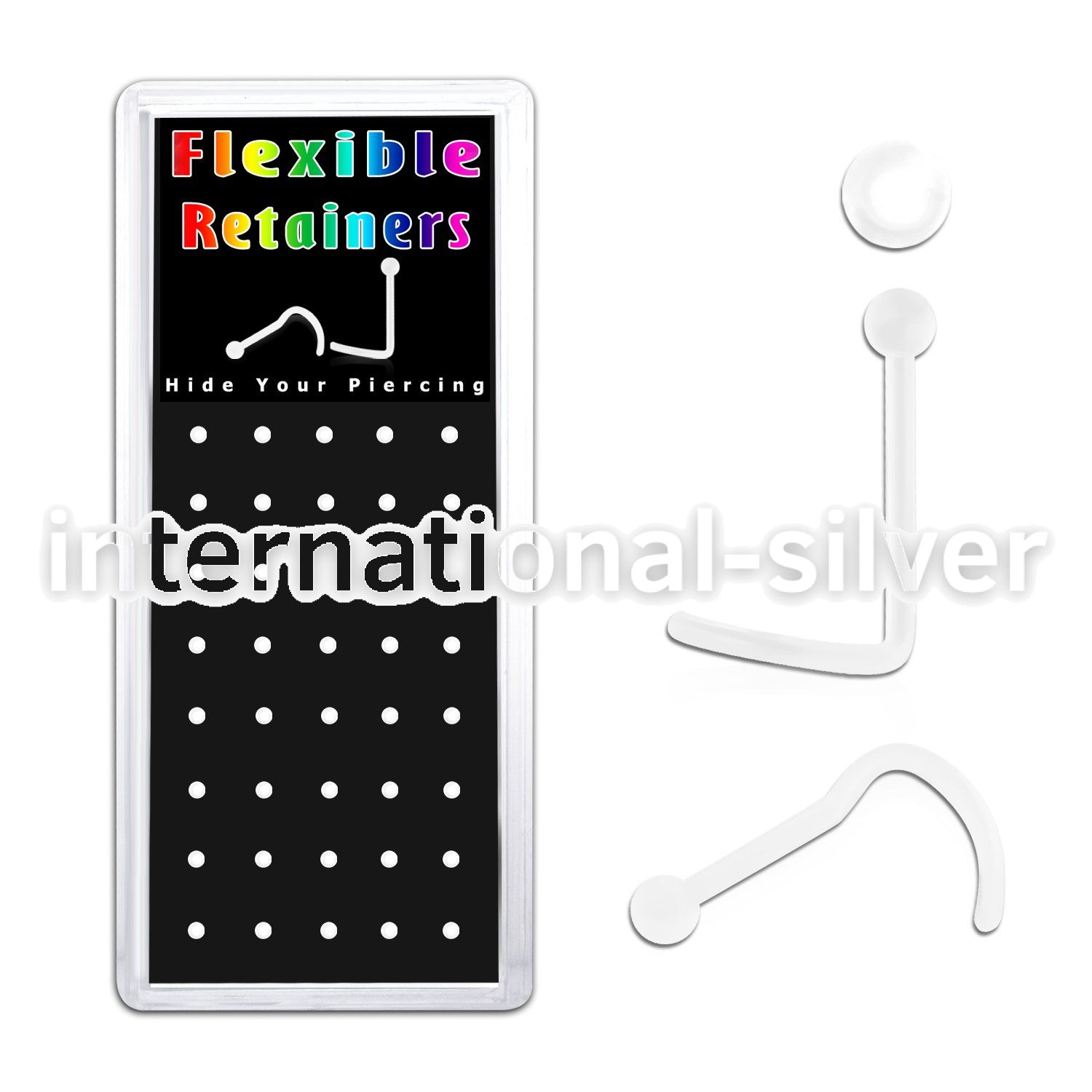 nscrtx40 l shape nose studs bioflex ptfe nose