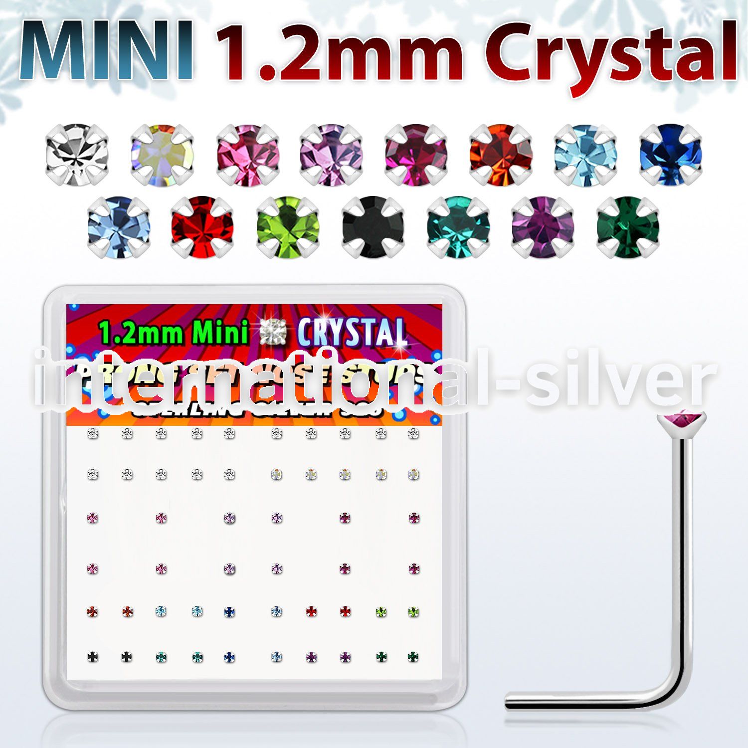 nsp5mx 925 silver nose screws and nose studs nose piercing