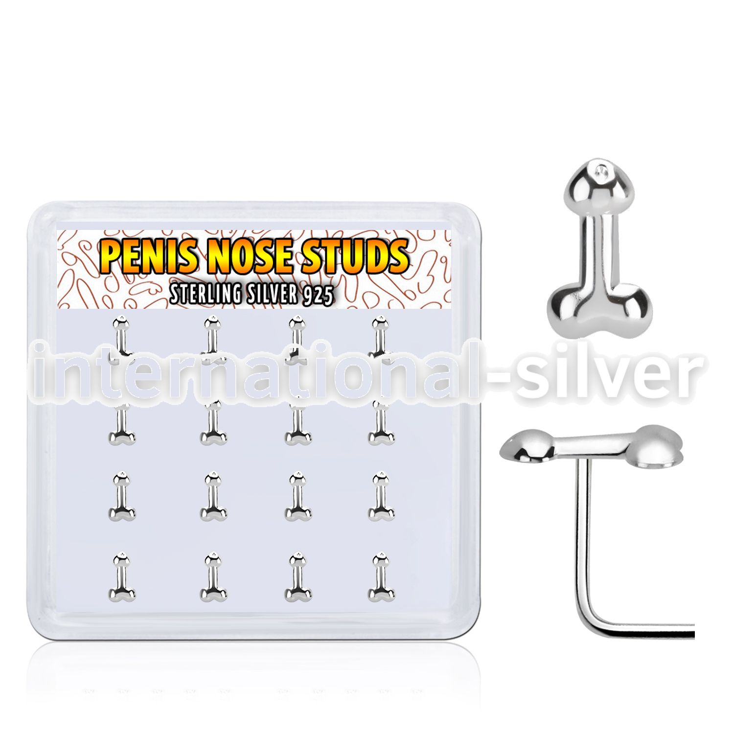 nspen16 925 silver nose screws and nose studs nose piercing