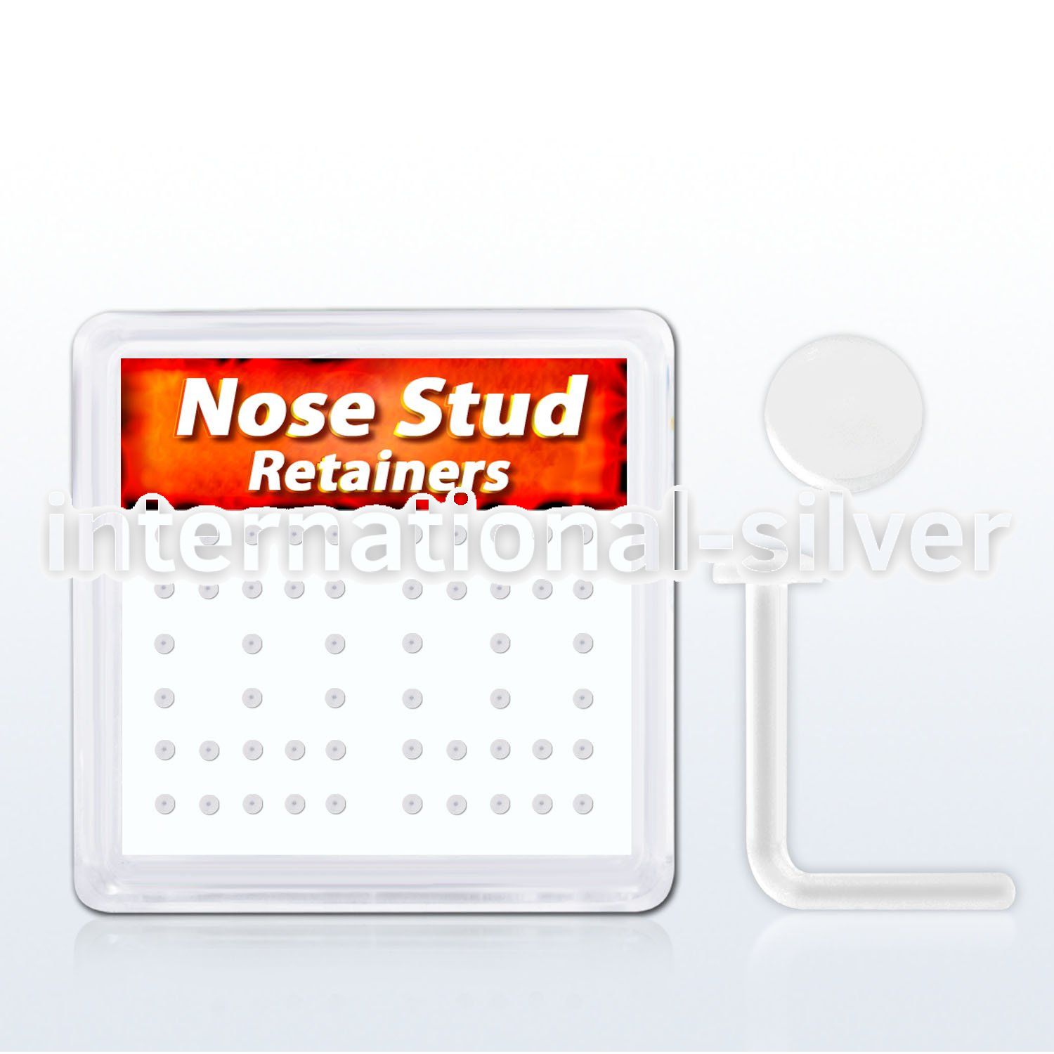 nsrtdbx l shape nose studs bioflex ptfe nose