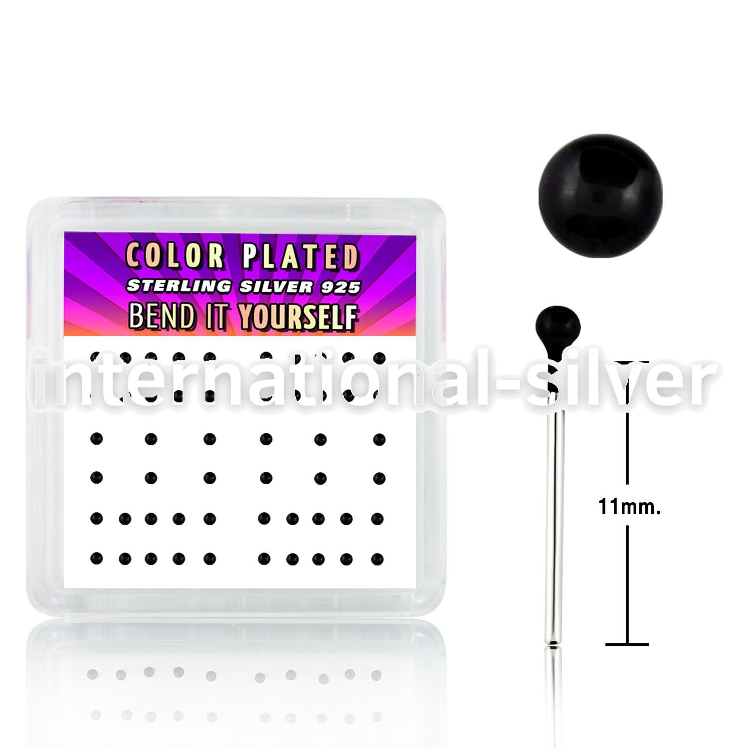nykbbx bend it to fit nose studs silver 925 nose