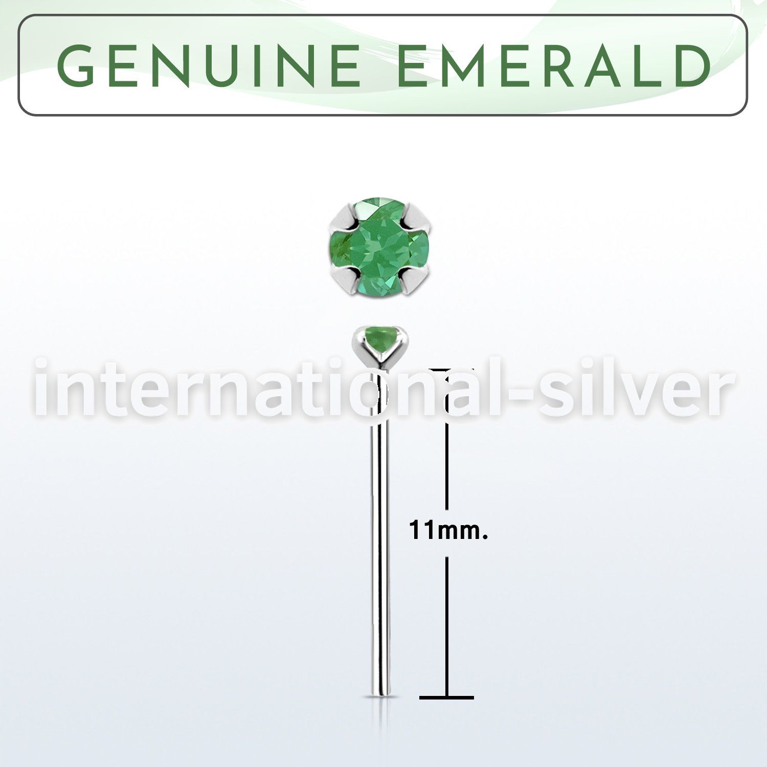 nypge10 bend it to fit nose studs silver 925 nose