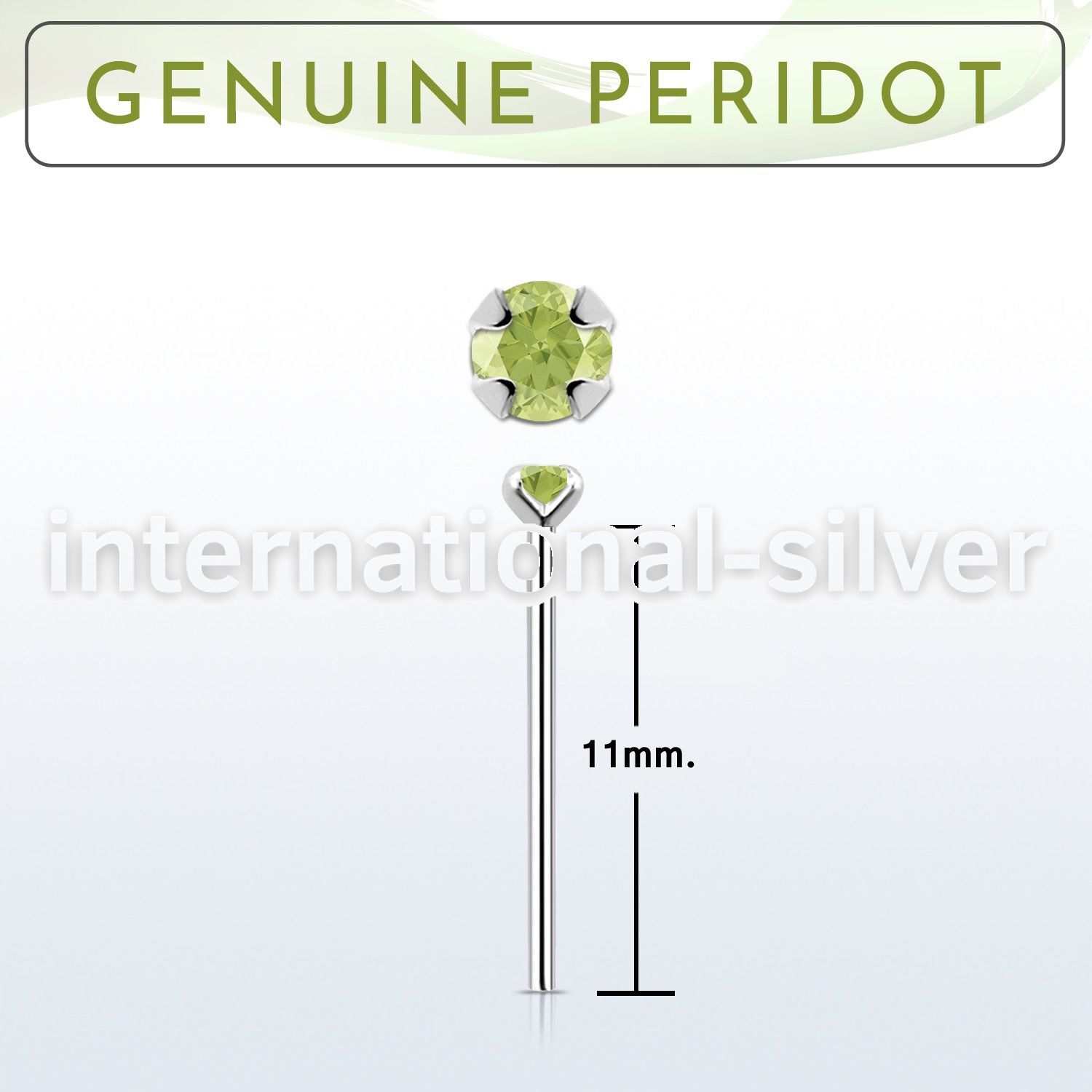 nypge4 bend it to fit nose studs silver 925 nose