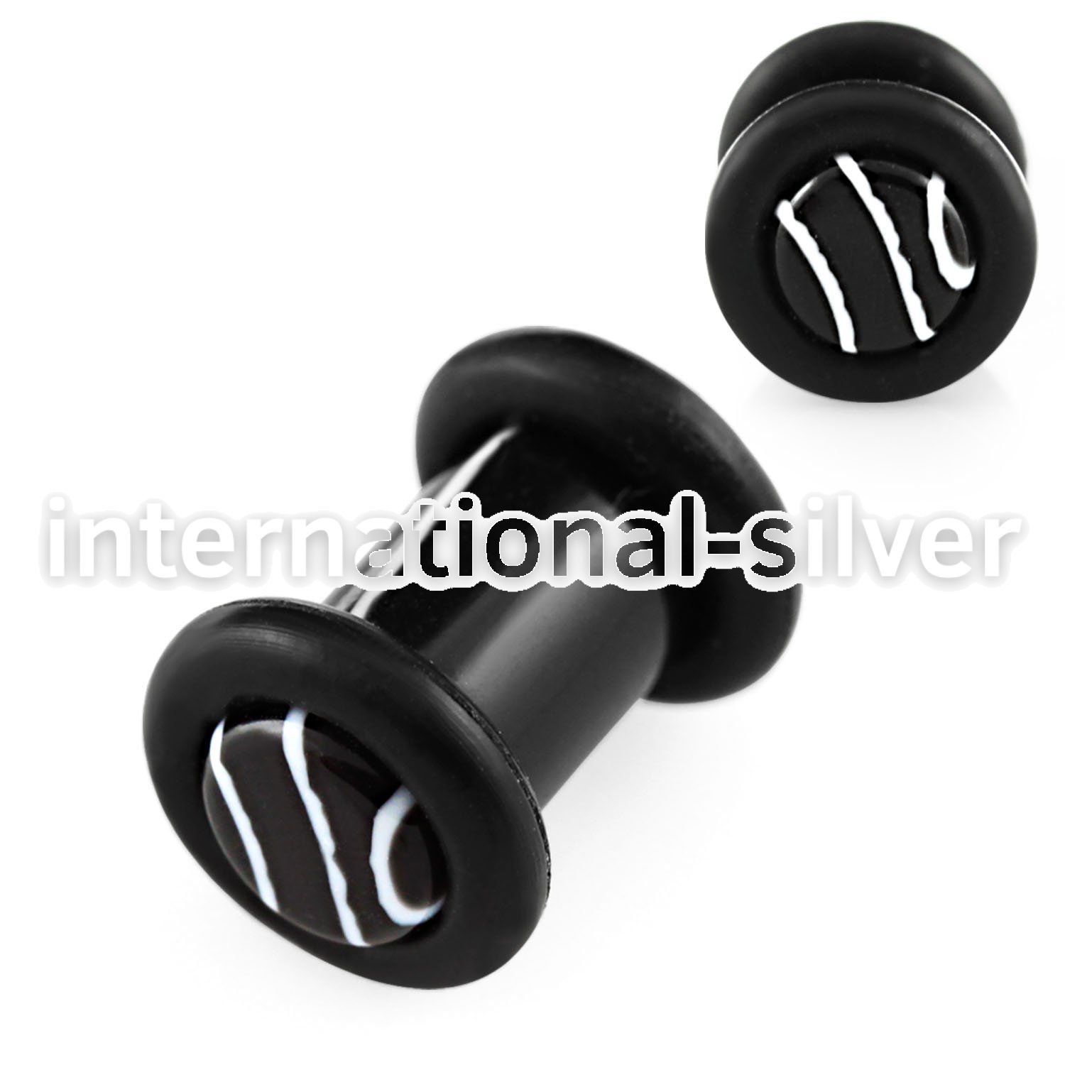 pgmb4 plugs gauges acrylic body jewelry ear lobe