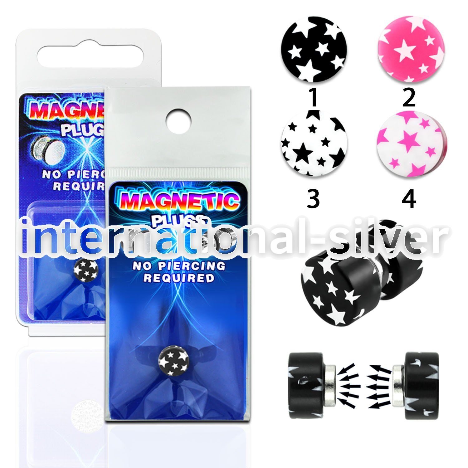 pkmp112 cheaters  illusion plugs and tapers acrylic body jewelry belly button