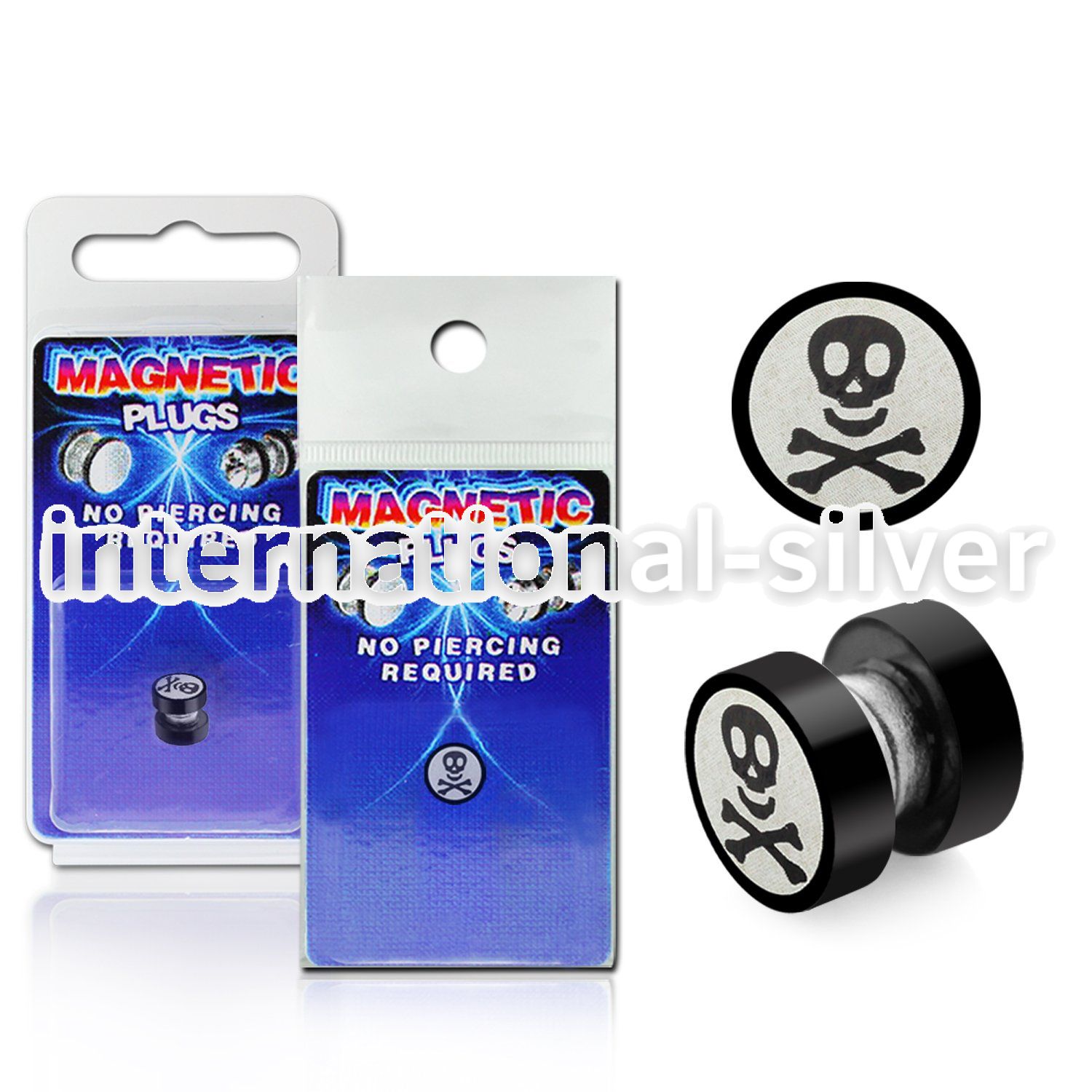 pkmp40 cheaters  illusion plugs and tapers anodized surgical steel 316l ear lobe