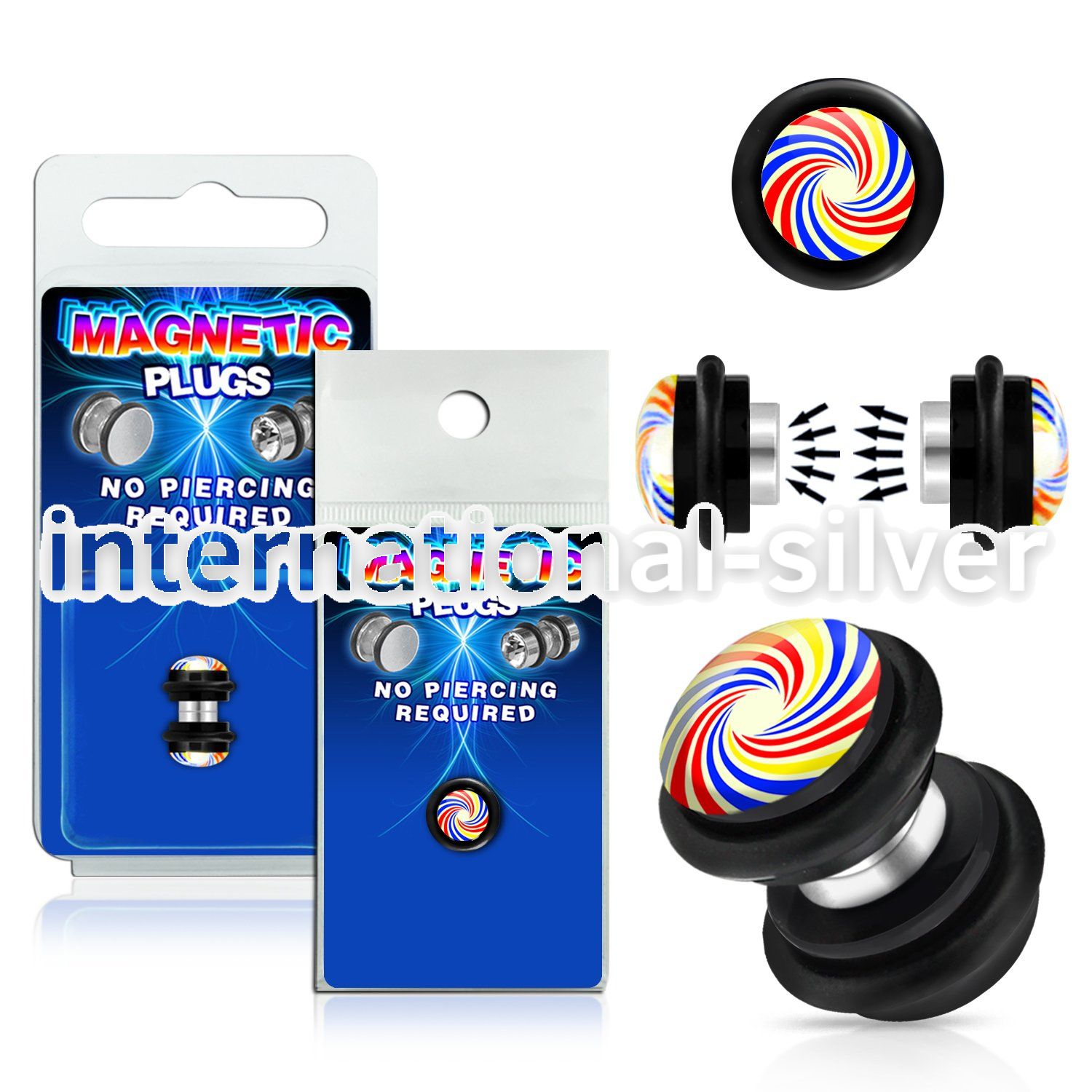 pkmp86 cheaters  illusion plugs and tapers acrylic body jewelry belly button