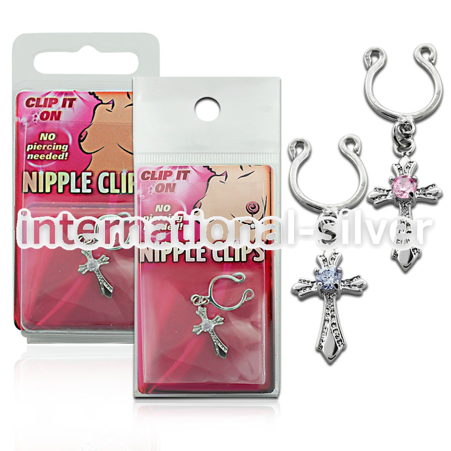 pknp19 fake illusion hoops others belly button