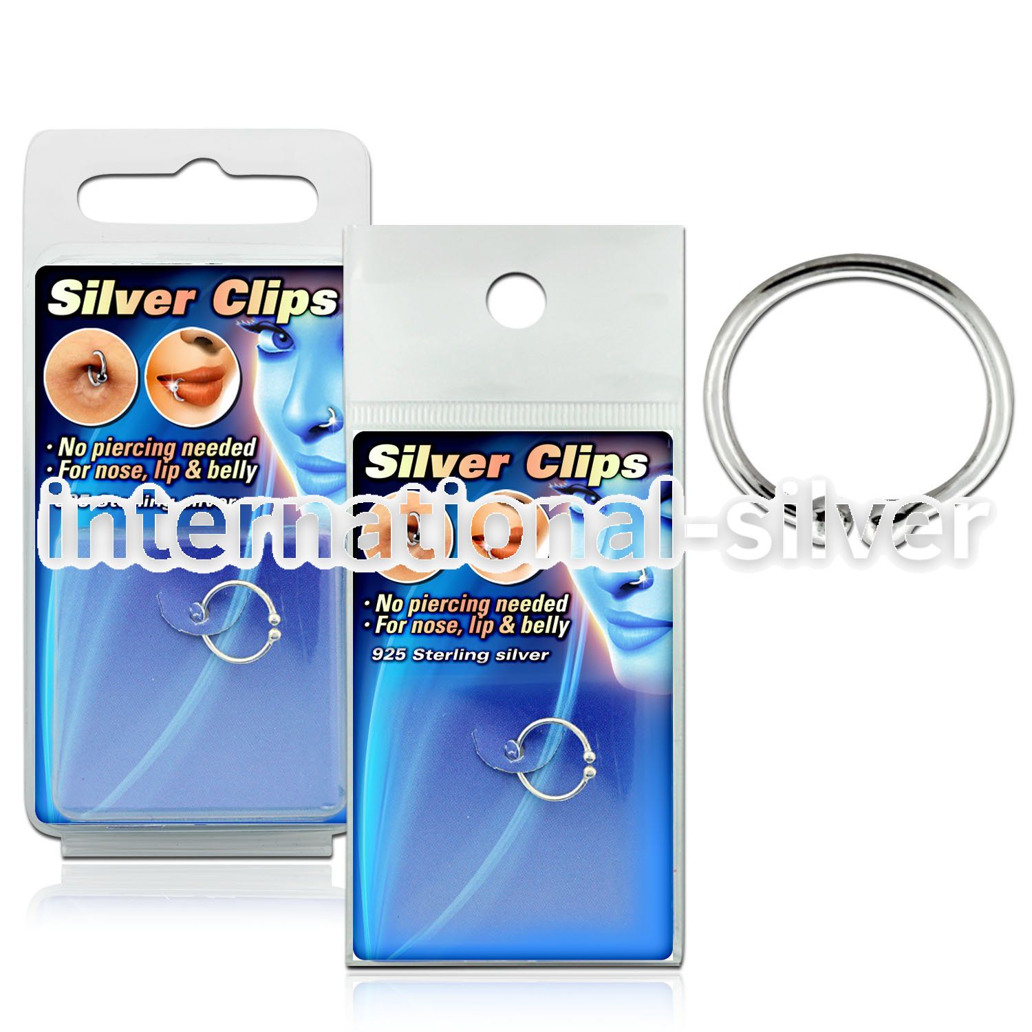 pksc2 fake illusion hoops silver 925 nose