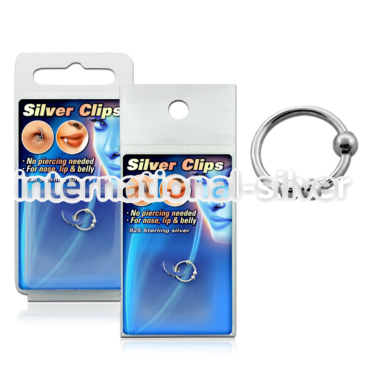 pksc5 fake illusion hoops silver 925 nose