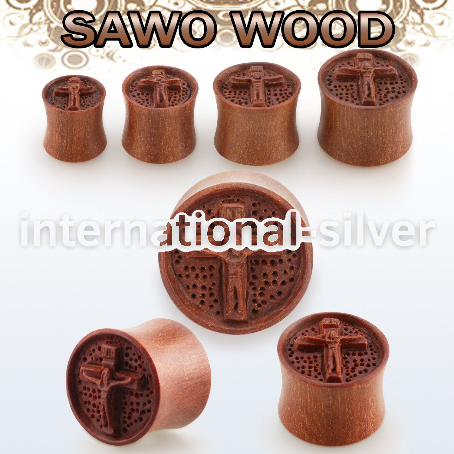 pwsjus plugs gauges organic body jewelry ear lobe