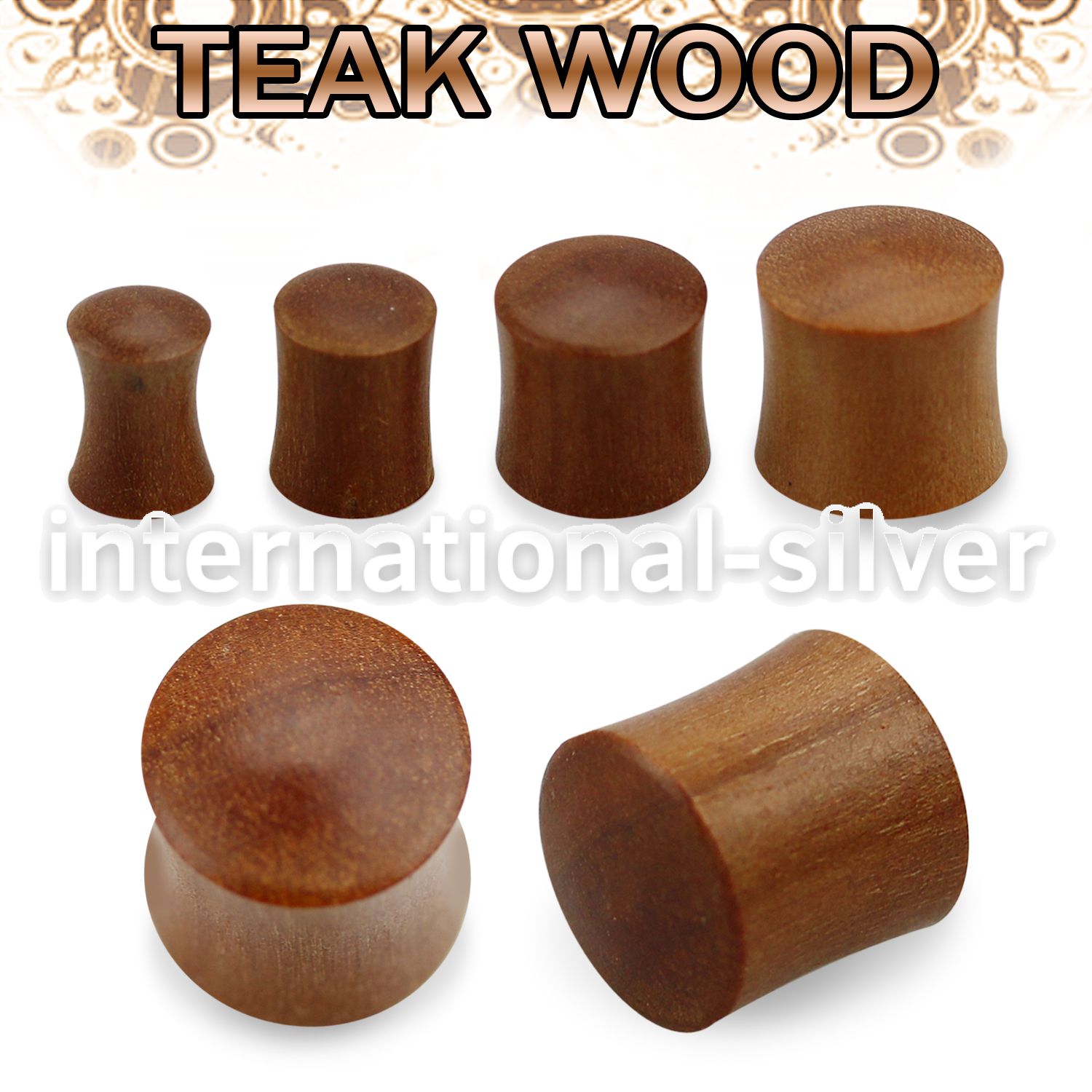 pwt plugs gauges organic body jewelry ear lobe