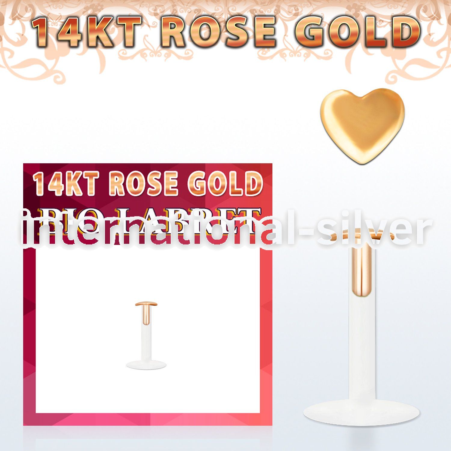 rbiht labrets lip rings gold labrets chin