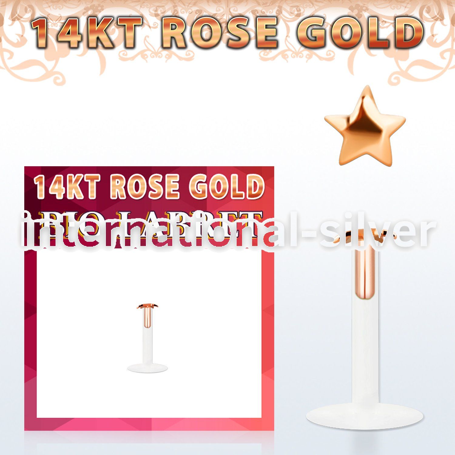 rbist labrets lip rings gold labrets chin