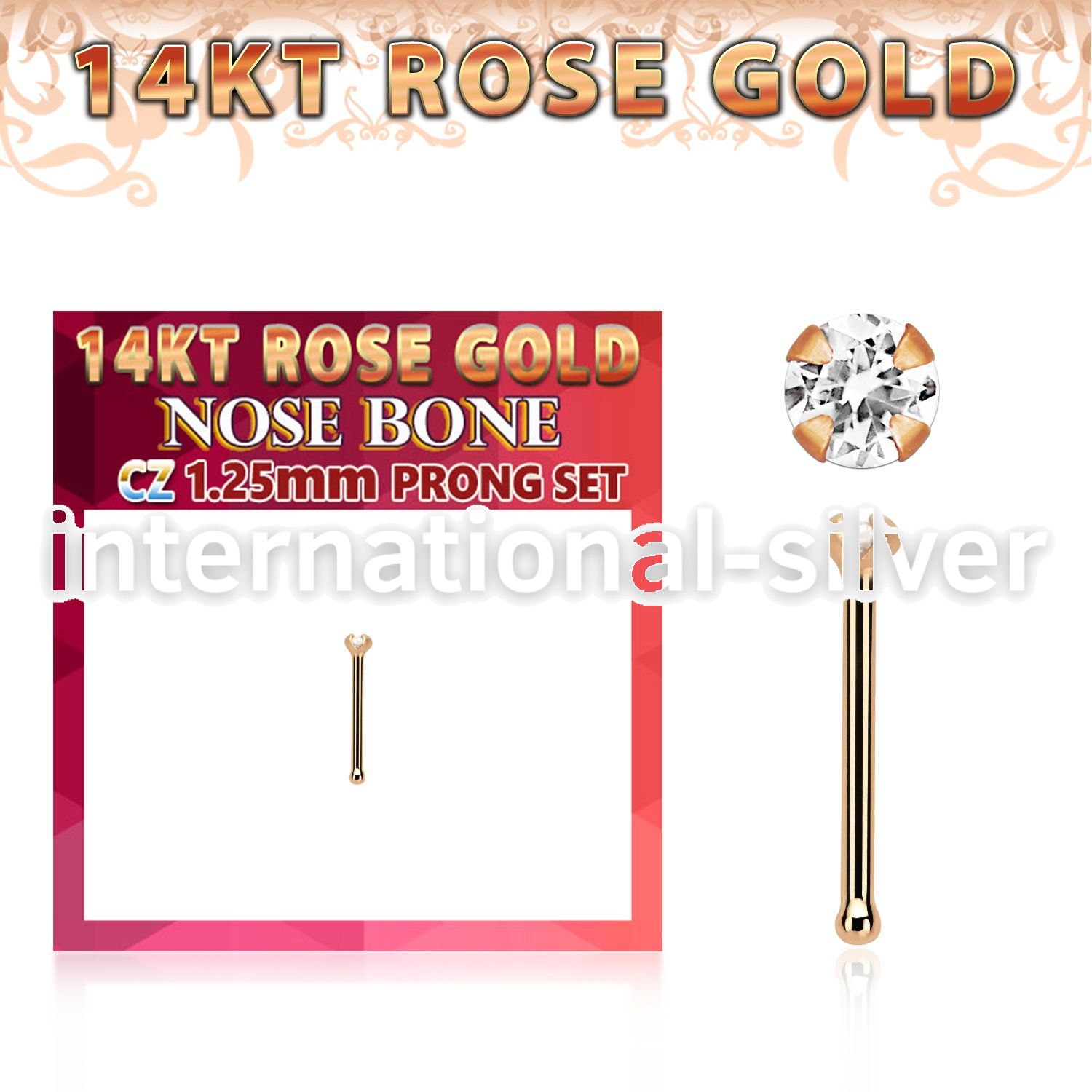rbzm12 nose bone gold nose