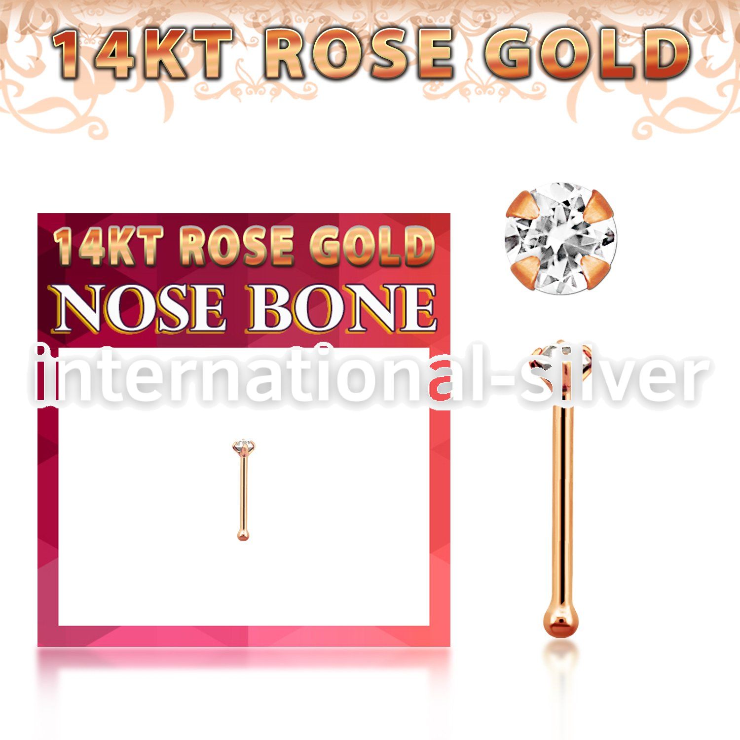 rbzsc1 nose bone gold nose