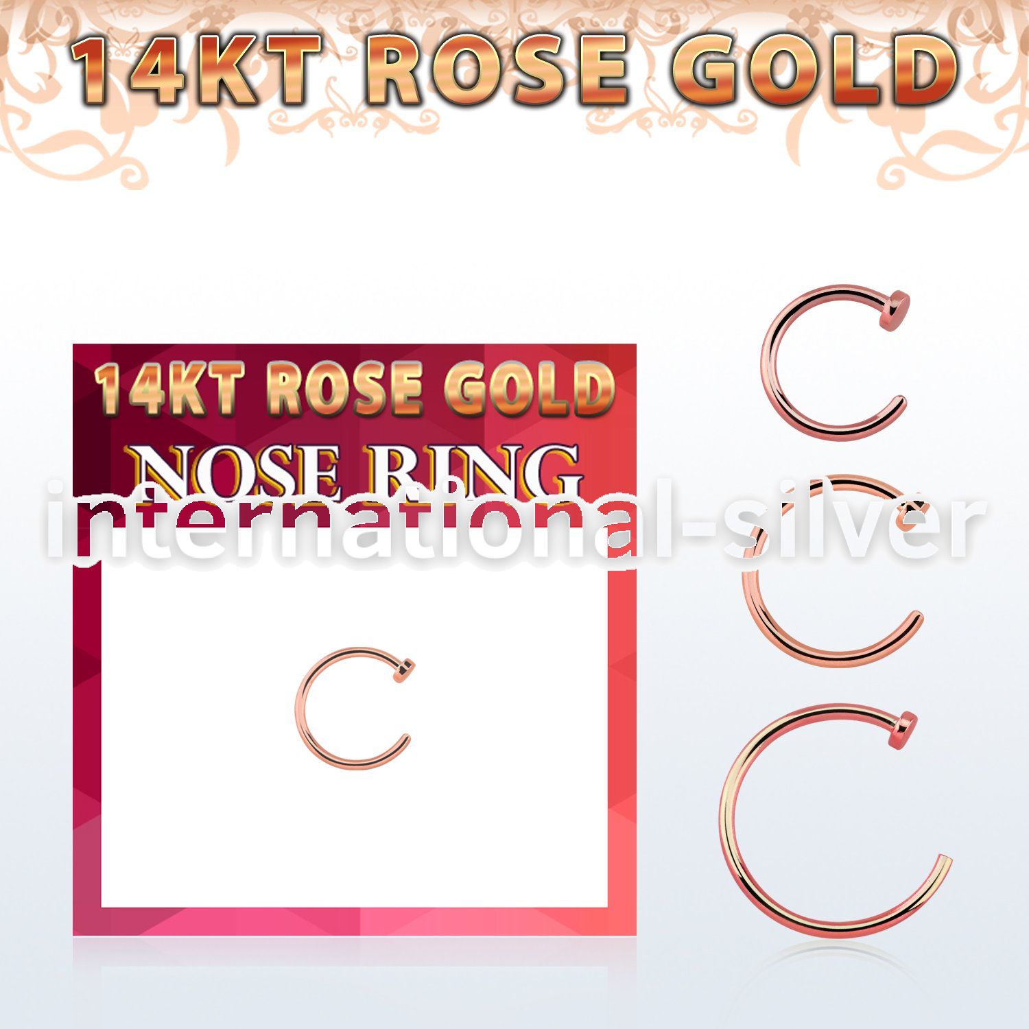 rcln20 nose hoop gold nose