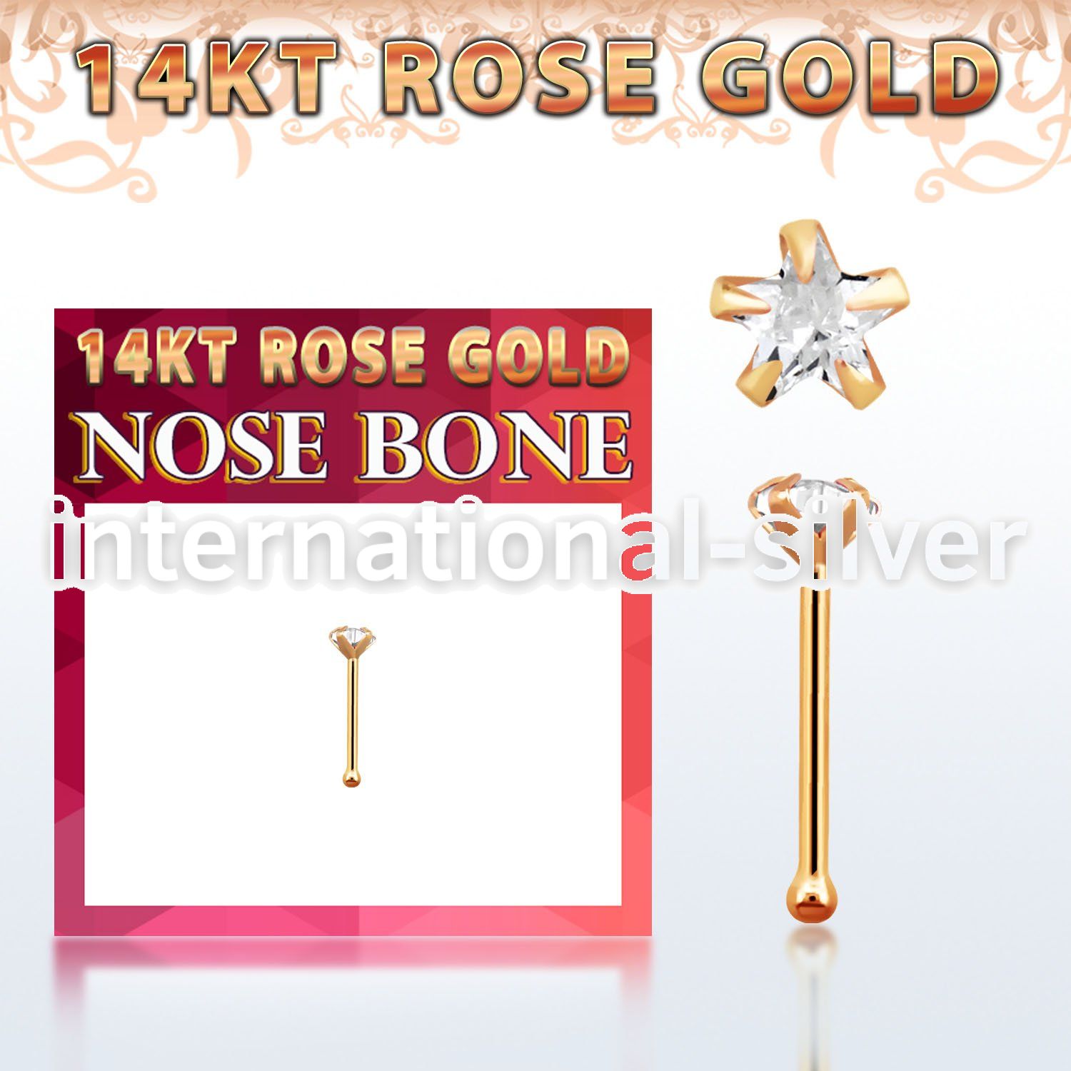 rnbsc1 nose bone gold nose