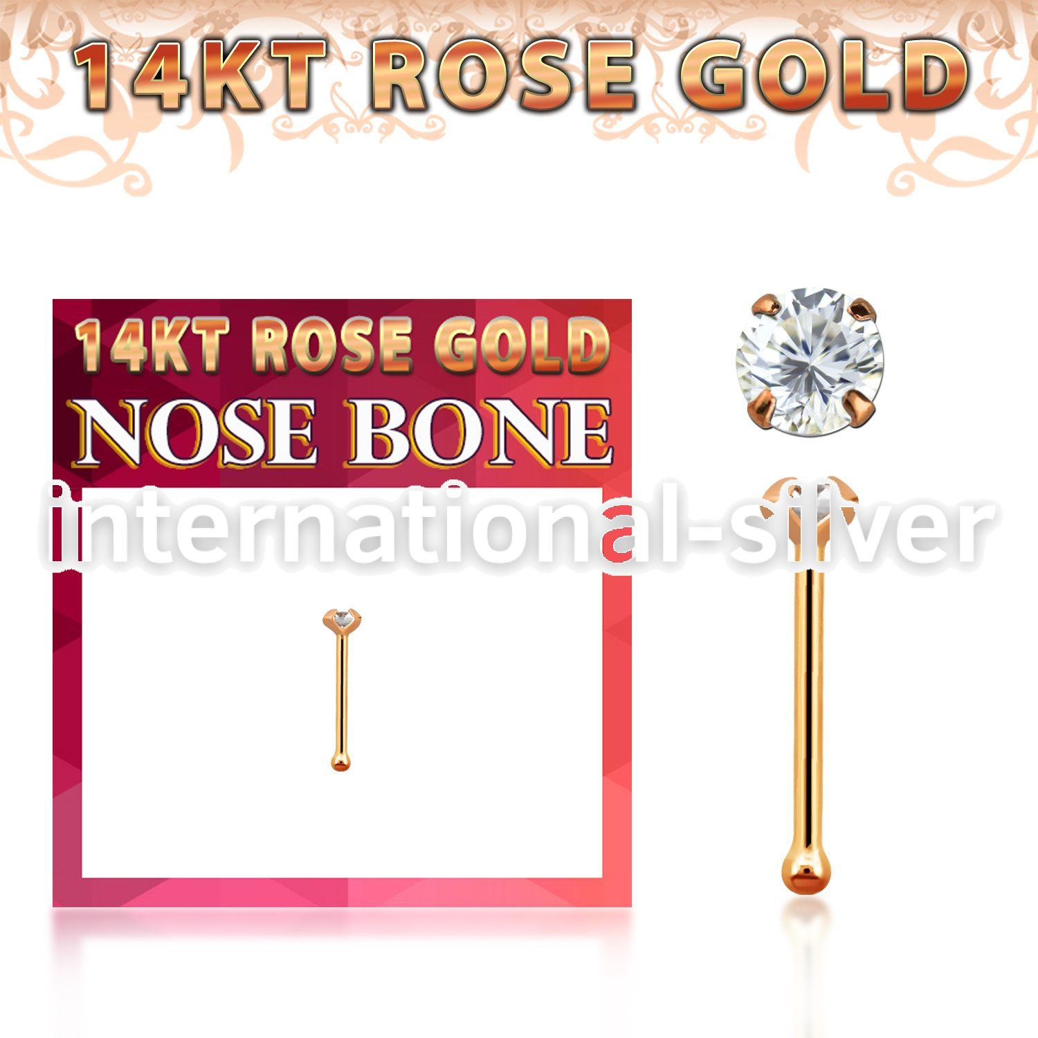 rnbzc1 nose bone gold nose