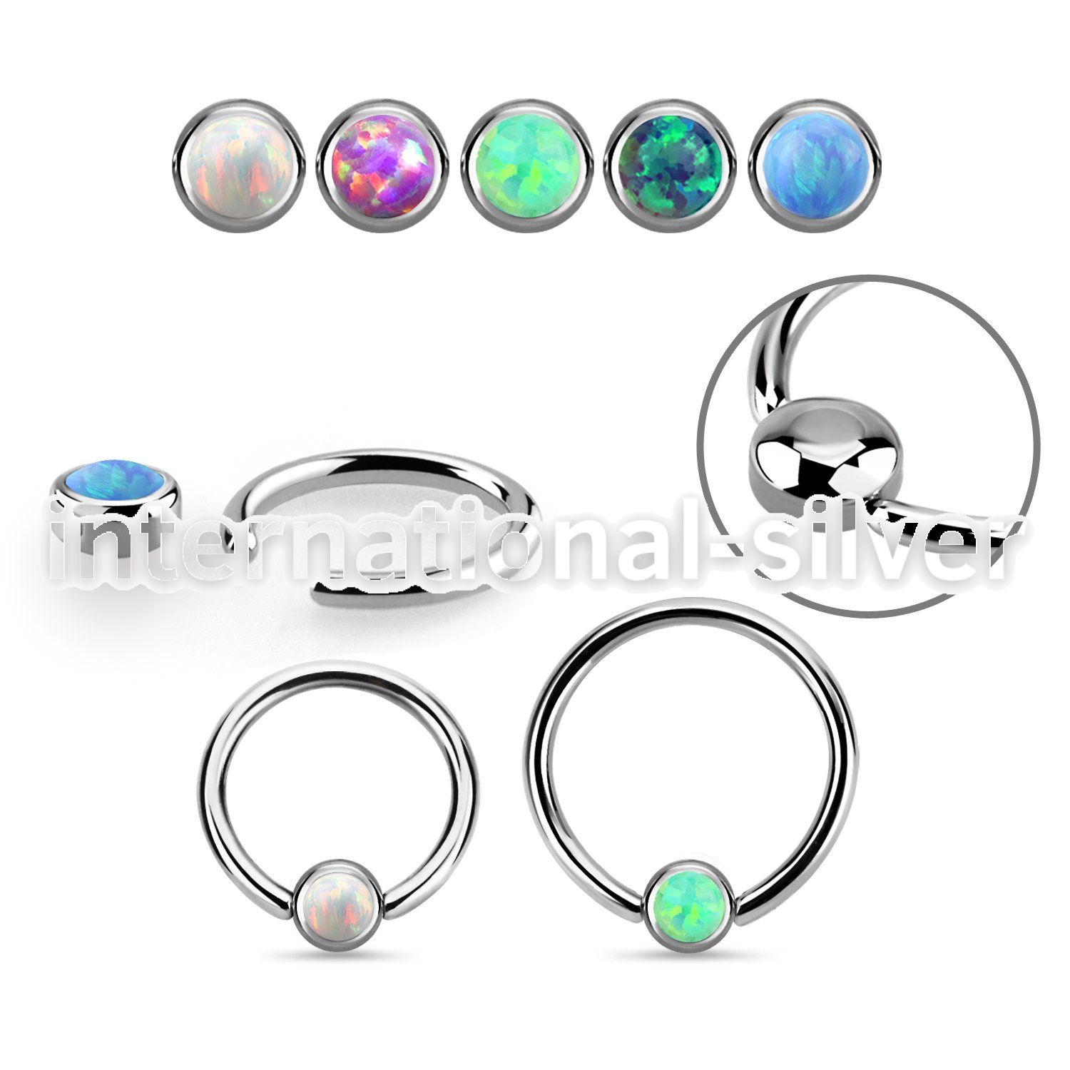 rocr3 surgical steel ball closure rings ear othersear lobe ear otherseyebrow helix tragus piercing