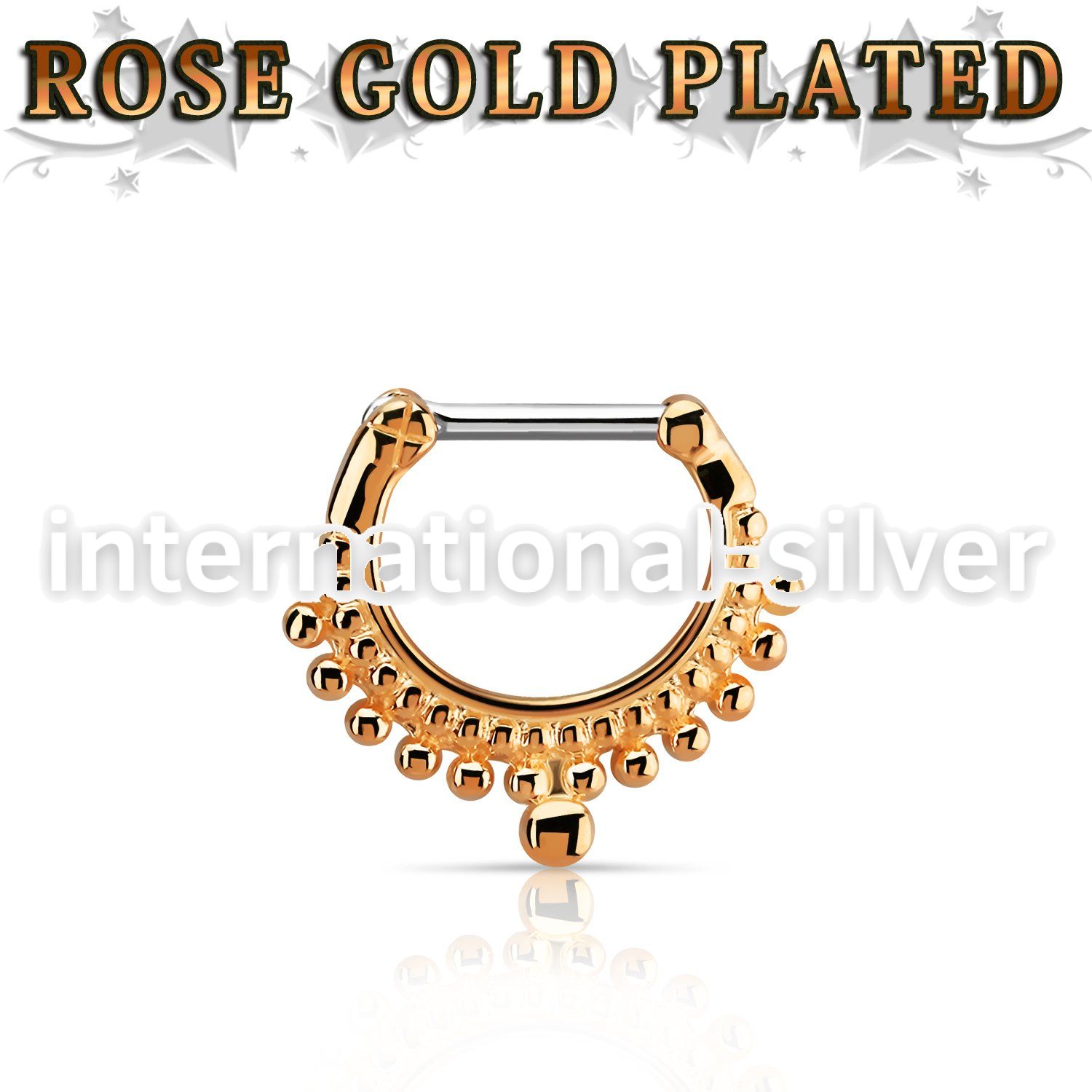 rsepm16 straight barbells silver 925 septum