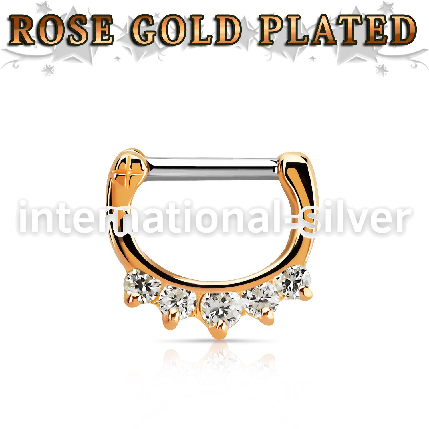 rsepq14 straight barbells silver 925 septum