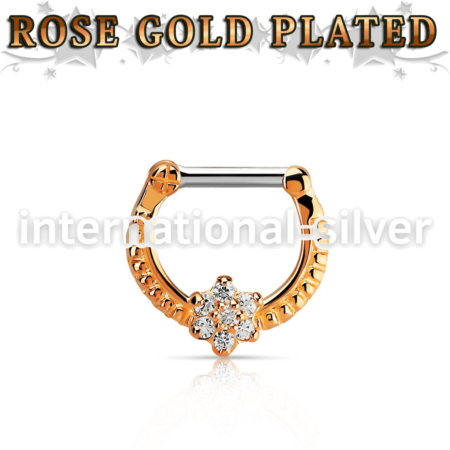 rsepr14 straight barbells silver 925 septum