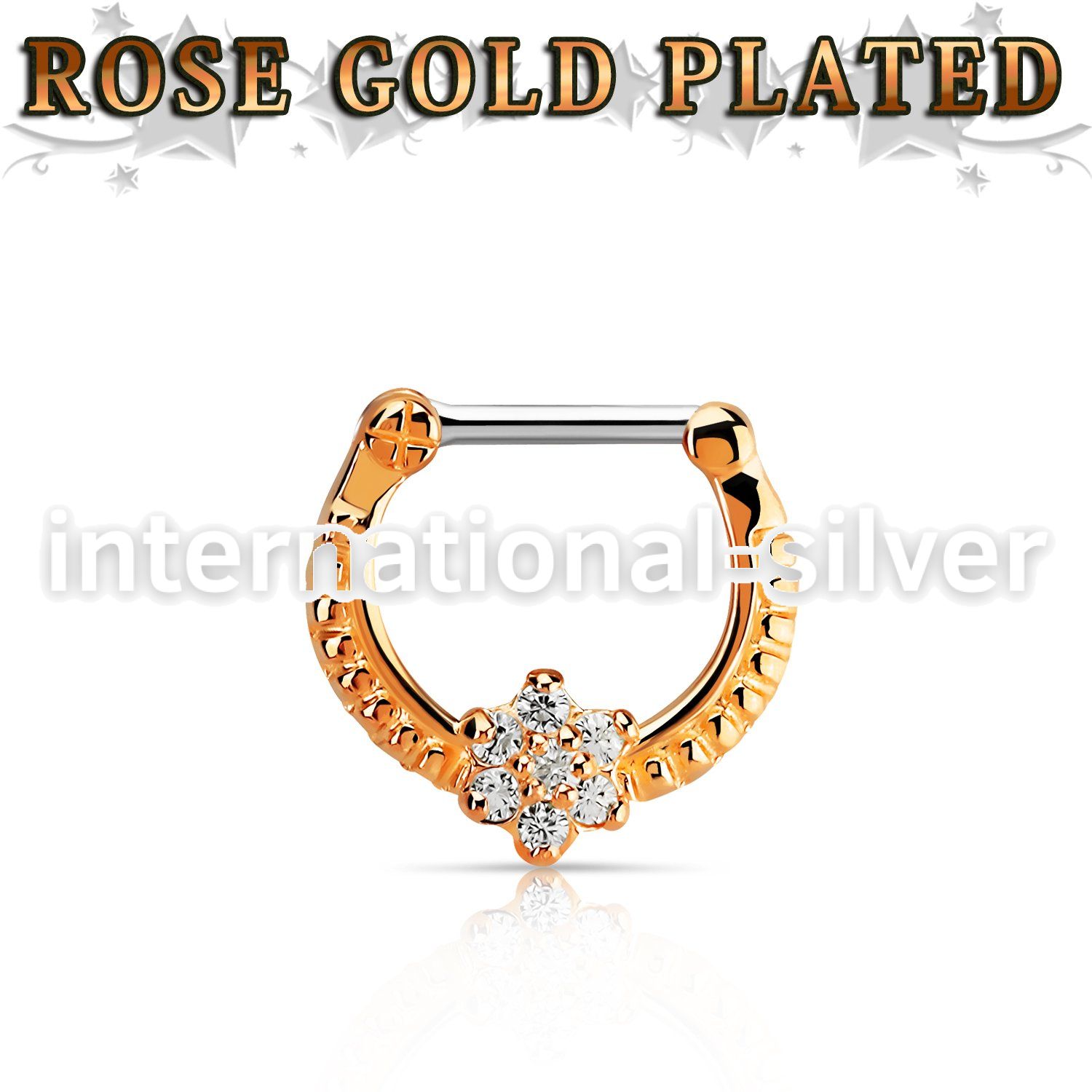 rsepr16 straight barbells silver 925 septum