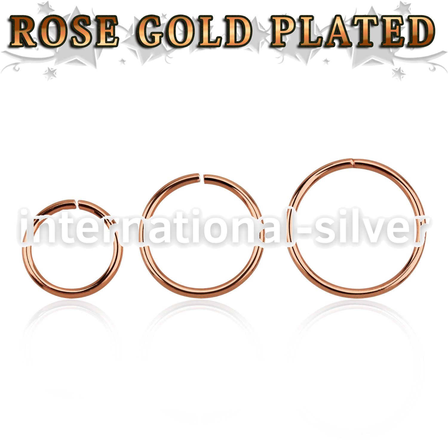 rssel20 seamless segment rings silver 925 eyebrow