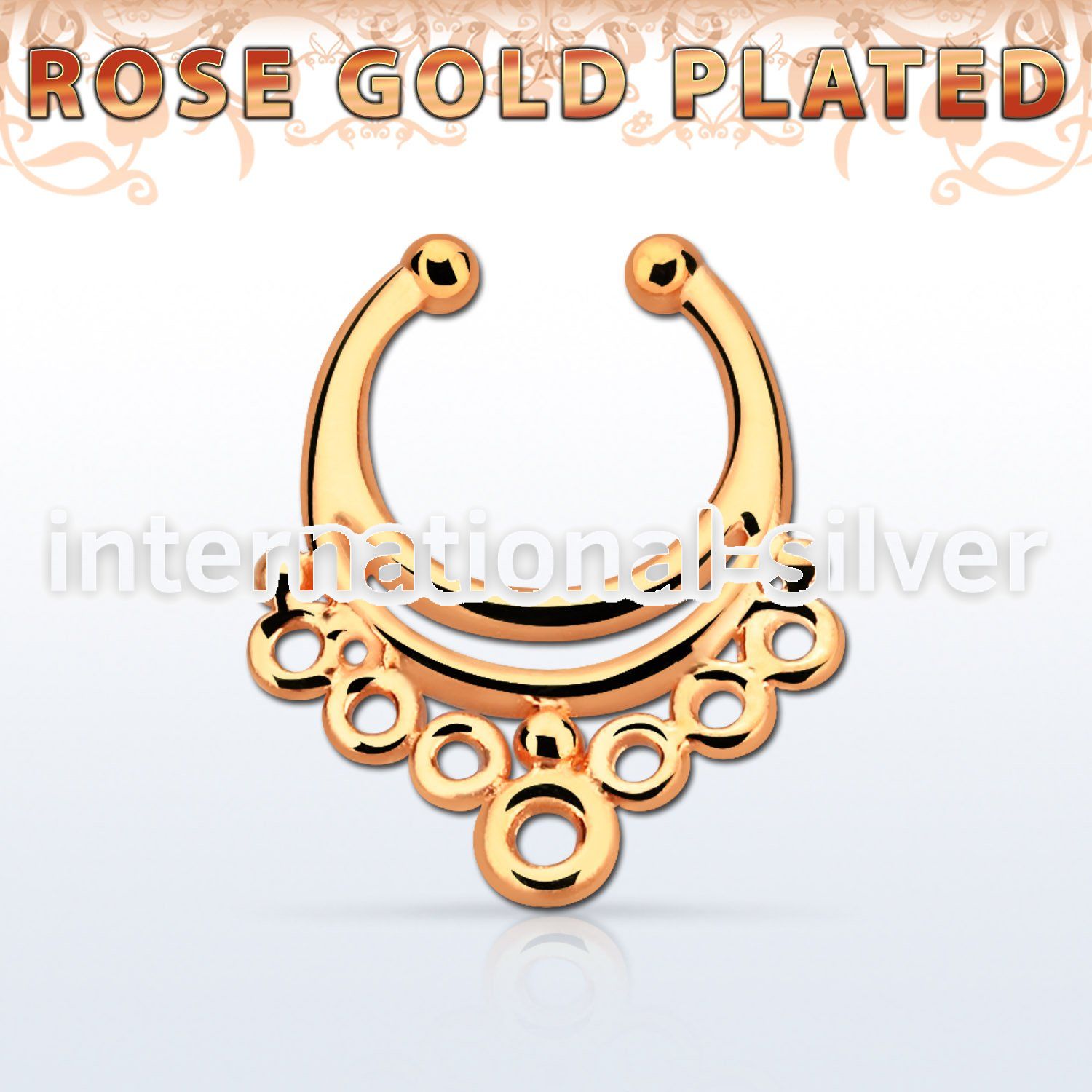 rssepd1 fake illusion body jewelry silver 925 septum