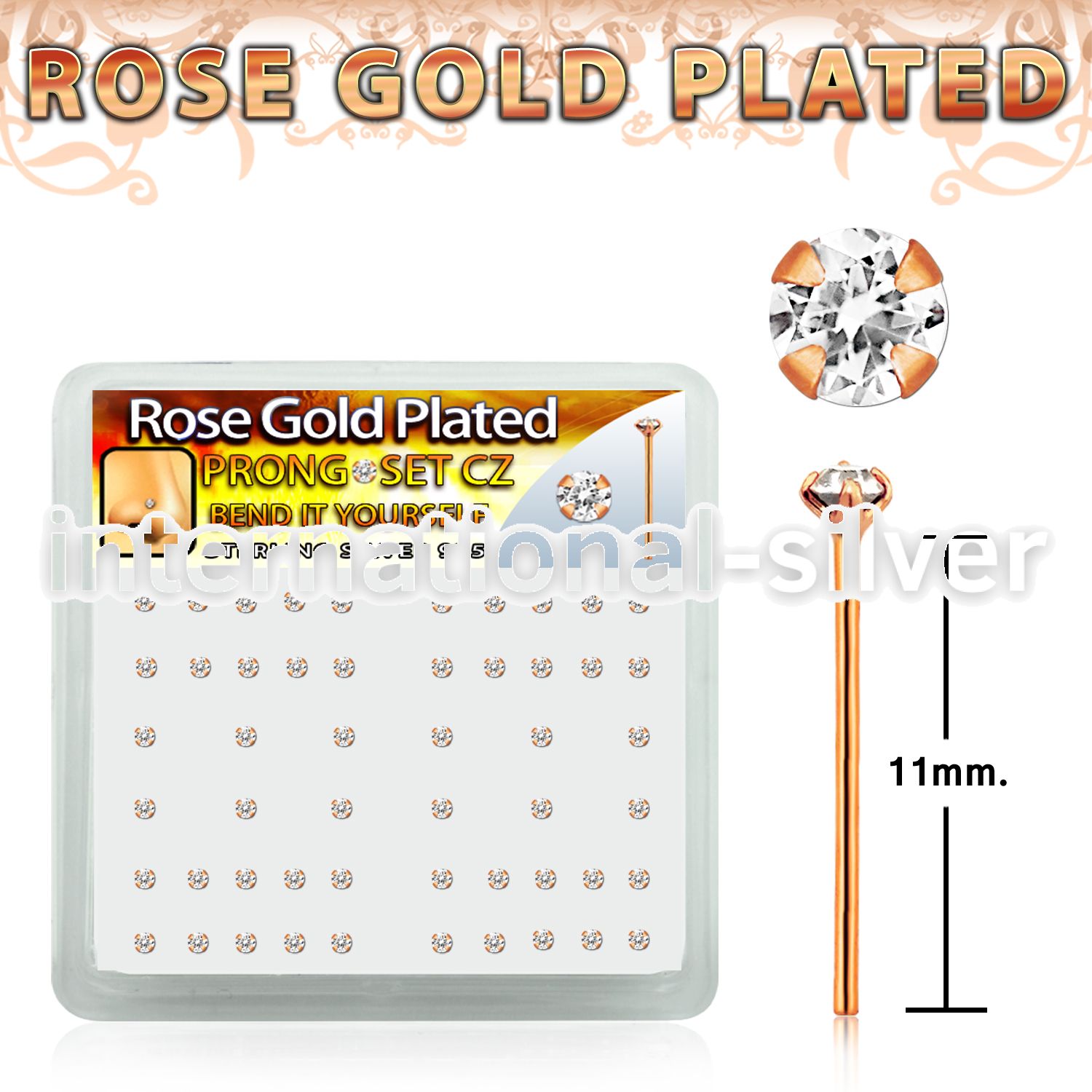 rsyz2xc bend it to fit nose studs silver 925 nose