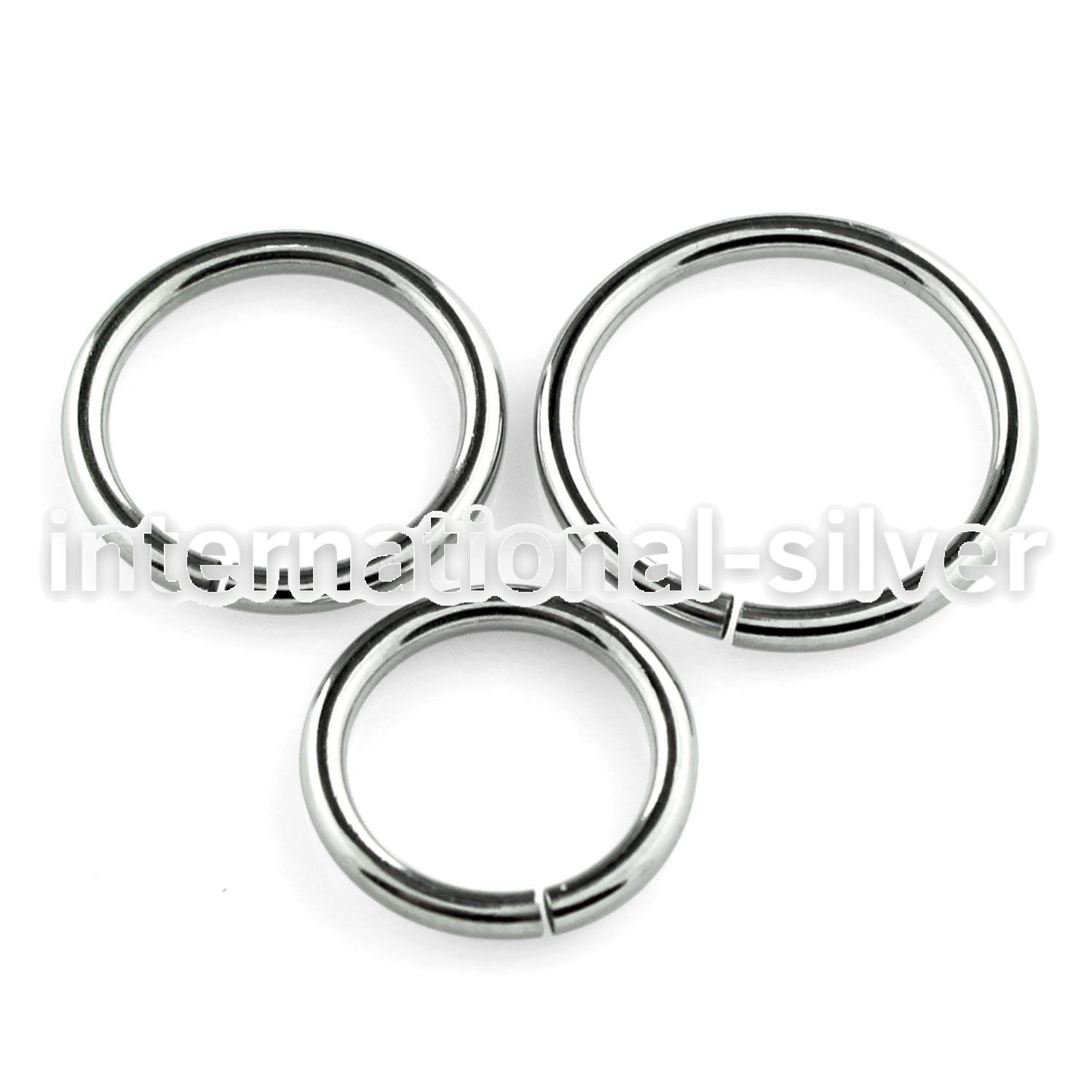 sel14 seamless segment rings surgical steel 316l eyebrow
