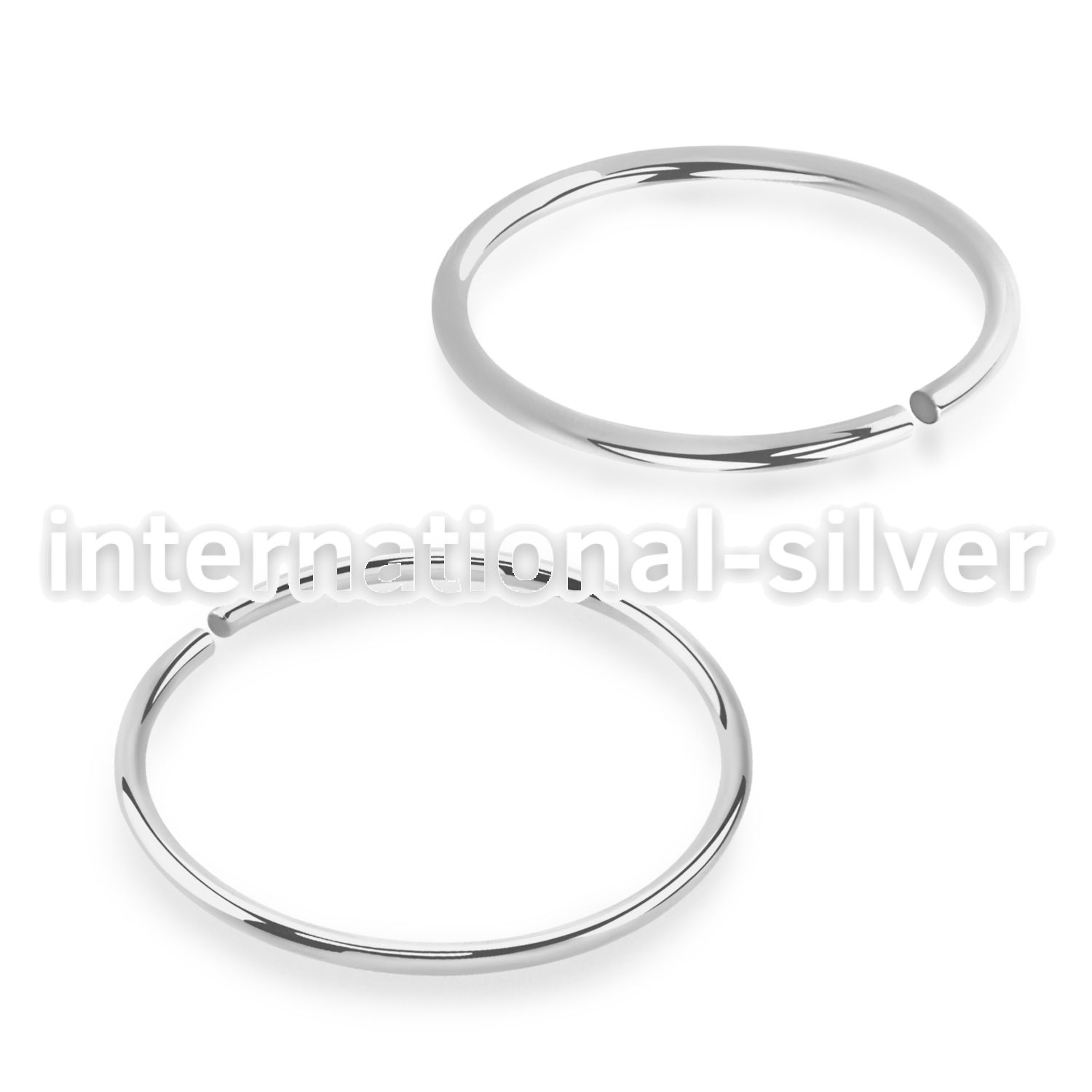 sel22 surgical steel seamless nose ring hoop
