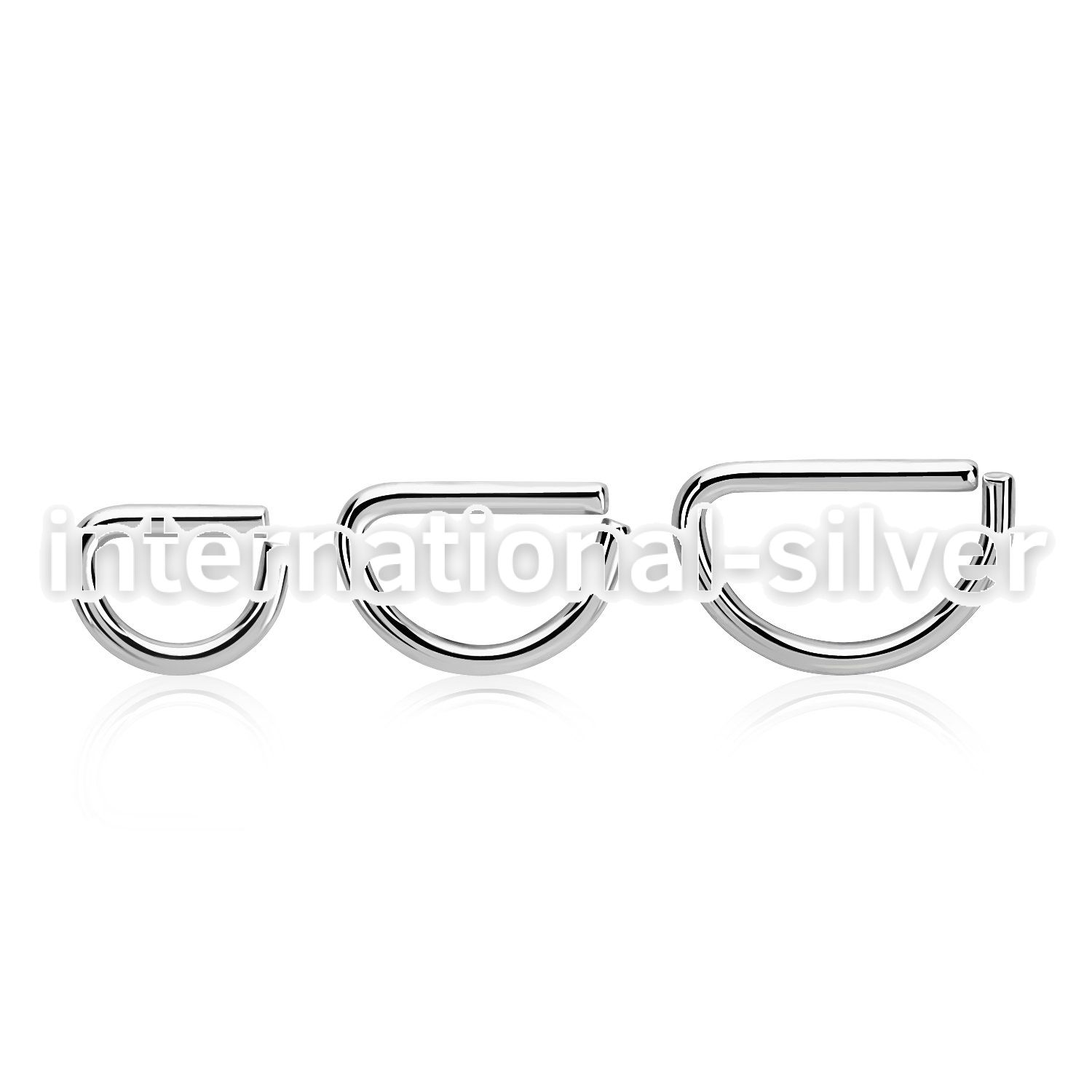 seld16 seamless   segment rings surgical steel 316l septum